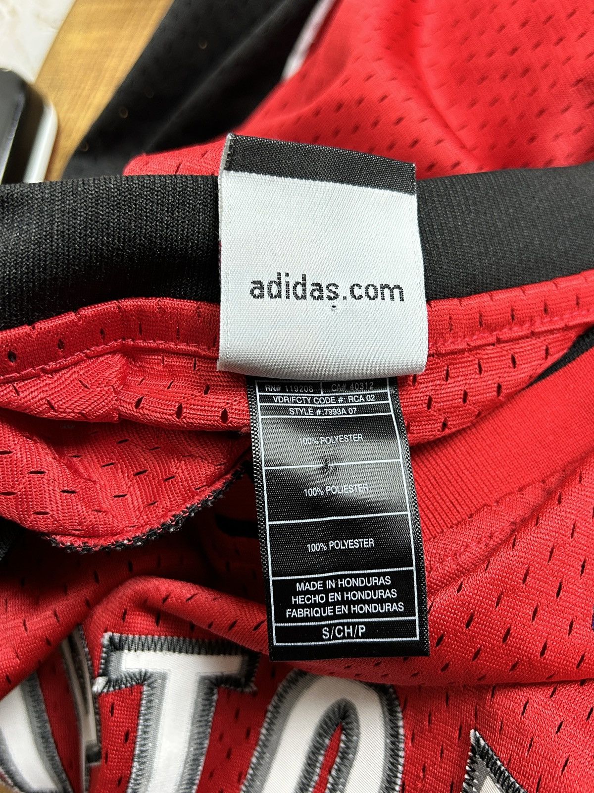 Adidas Adidas Toronto Raptors #7 Bargnani NBA Basketball Jersey Size US S / EU 44-46 / 1 - 8 Thumbnail