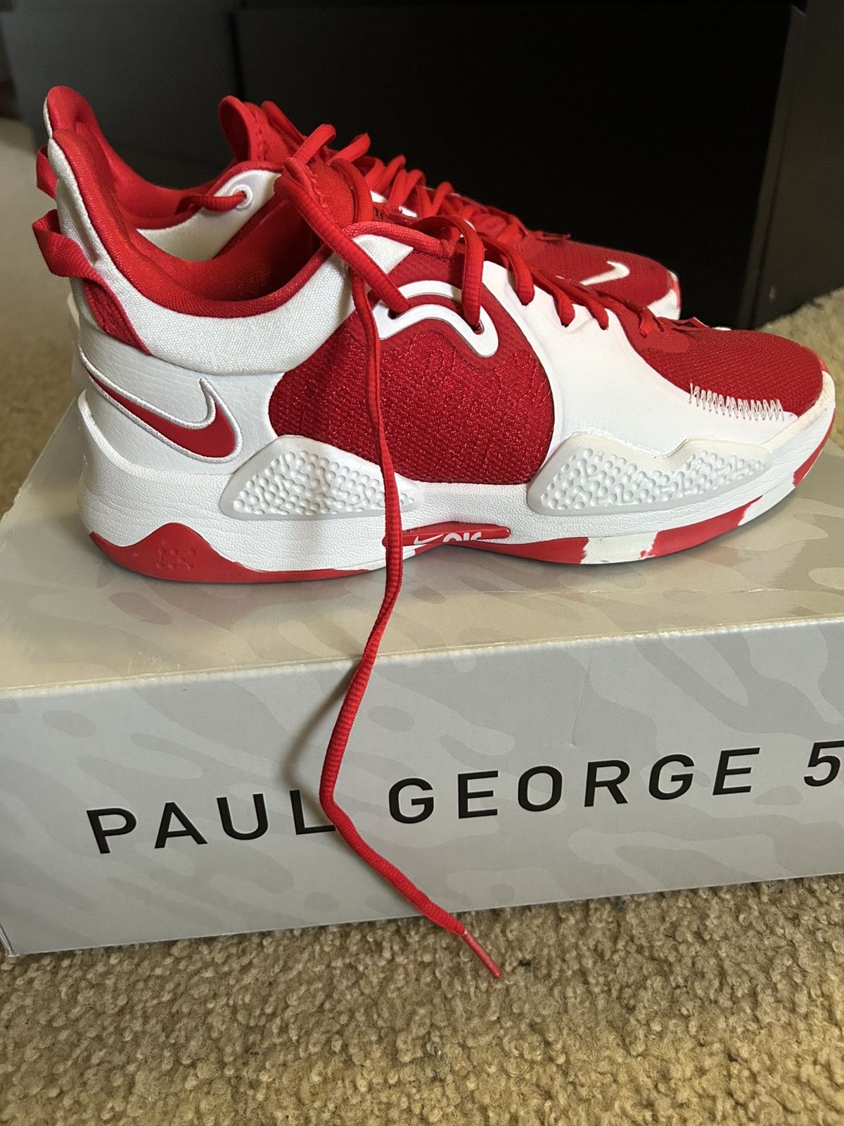 Nike Nike PG 5 TB University Red Size 8.5 Size US 8.5 / EU 41-42 - 7 Thumbnail