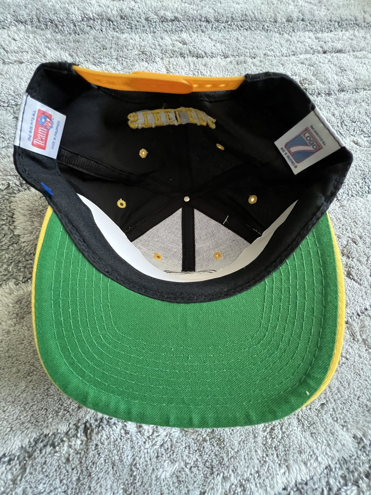 Logo 7 Vintage steelers snapback hat Size ONE SIZE - 4 Thumbnail