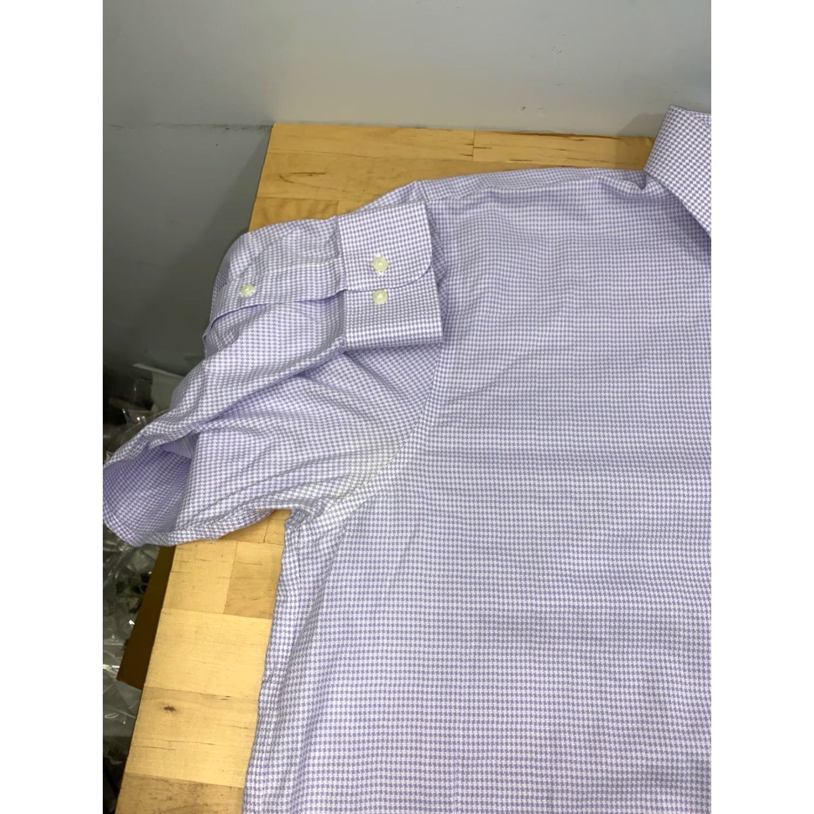 Brooks Brothers Brooks Brothers Dress Shirt Men 17.5 Purple Regular Shirt Work Formal 12918 Size 48R - 5 Thumbnail