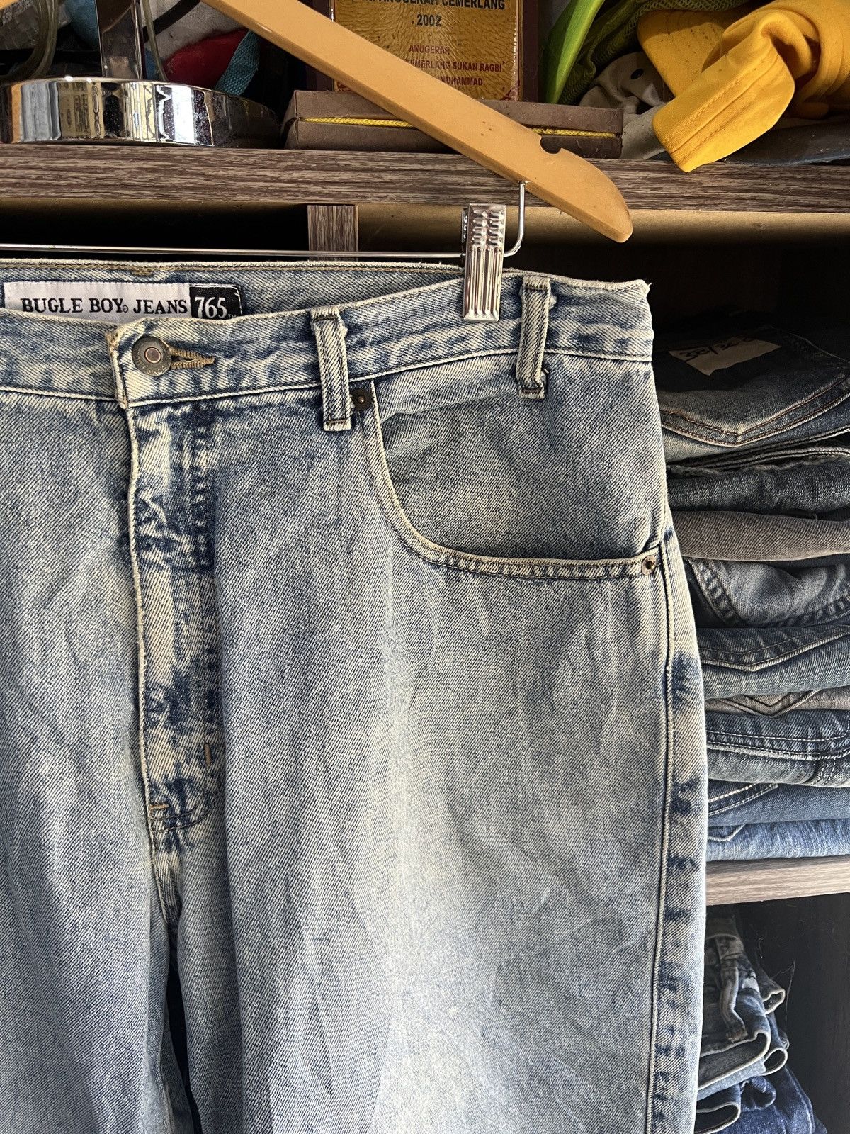 Bugle Boy 🔥Vintage Bugle Boy Cropped Denim Size US 35 - 5 Thumbnail