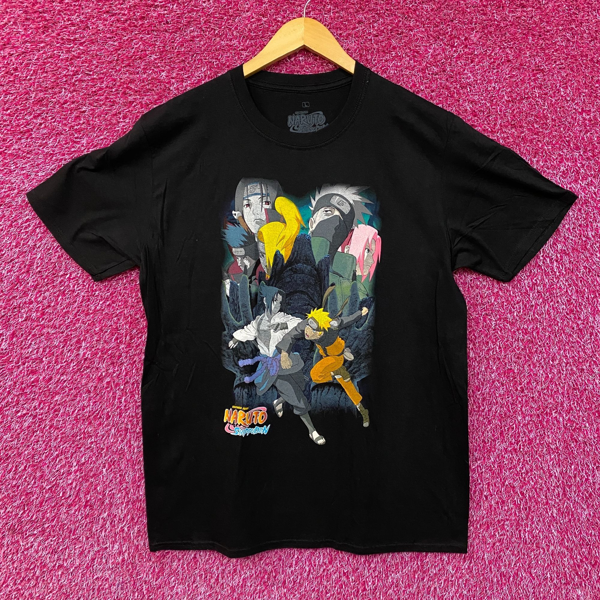 Anime Naruto Shippuden Team 7 vs Akatsuki Anime T-Shirt Large Size US L / EU 52-54 / 3 - 1 Thumbnail
