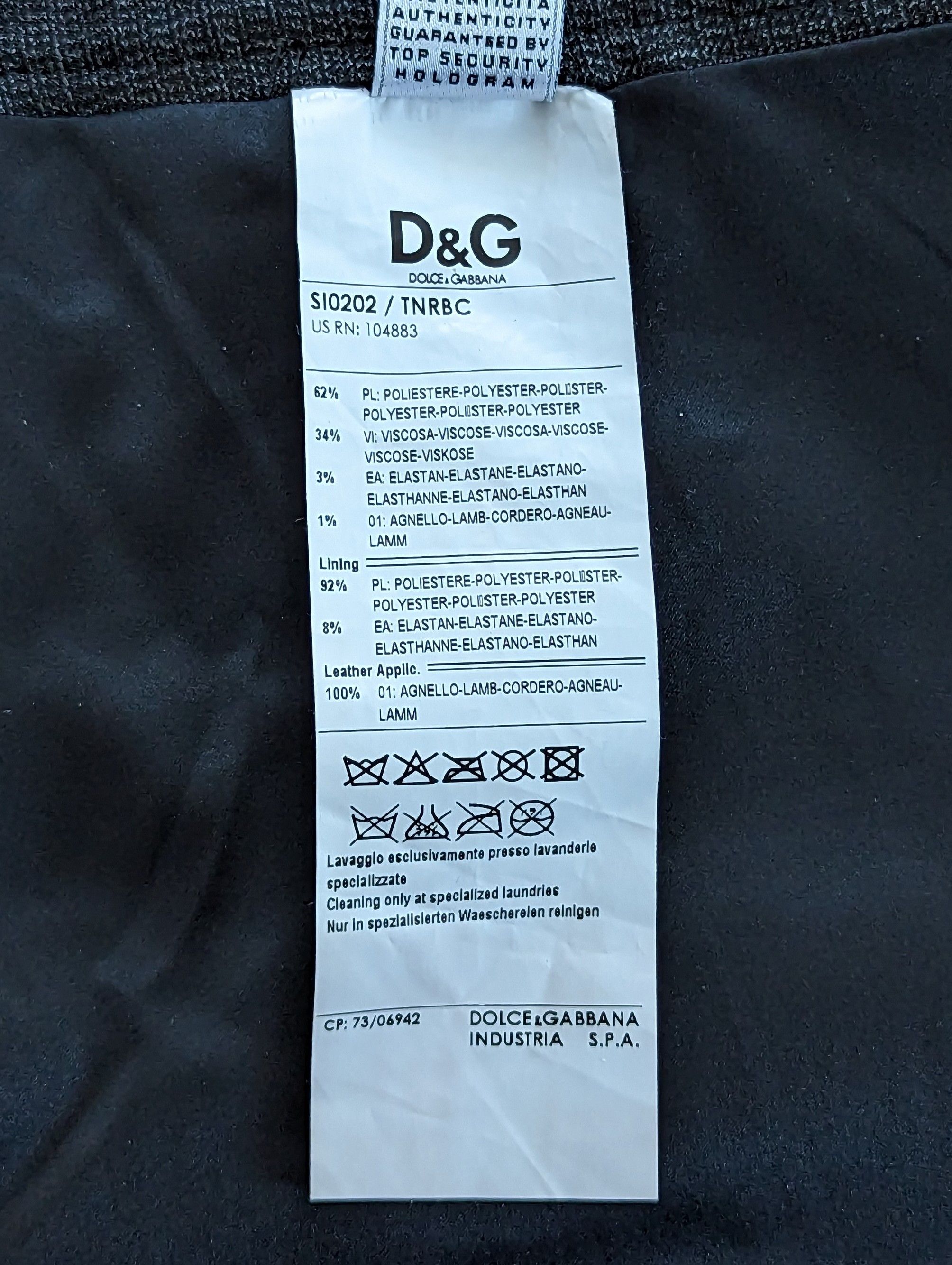 Dolce & Gabbana Dolce & Gabbana Mini Skirt Leather Applic 38 M Made In Italy Size 26" / US 2 / IT 38 - 19 Thumbnail