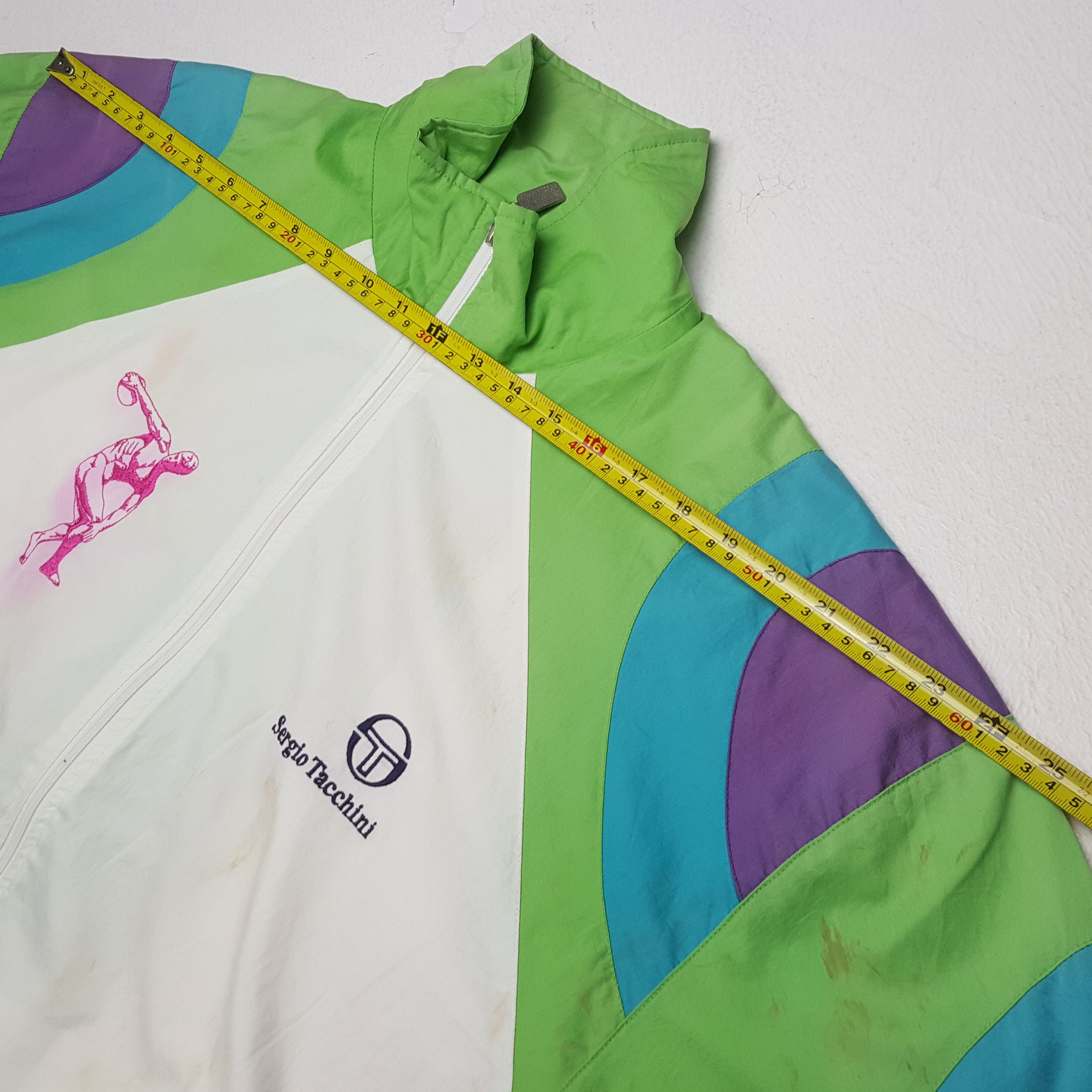 Japanese Brand × Sergio Tacchini × Vintage Vintage SERGIO TACHINI Tennis Sportswear Windbreaker Jacket Size US L / EU 52-54 / 3 - 4 Thumbnail