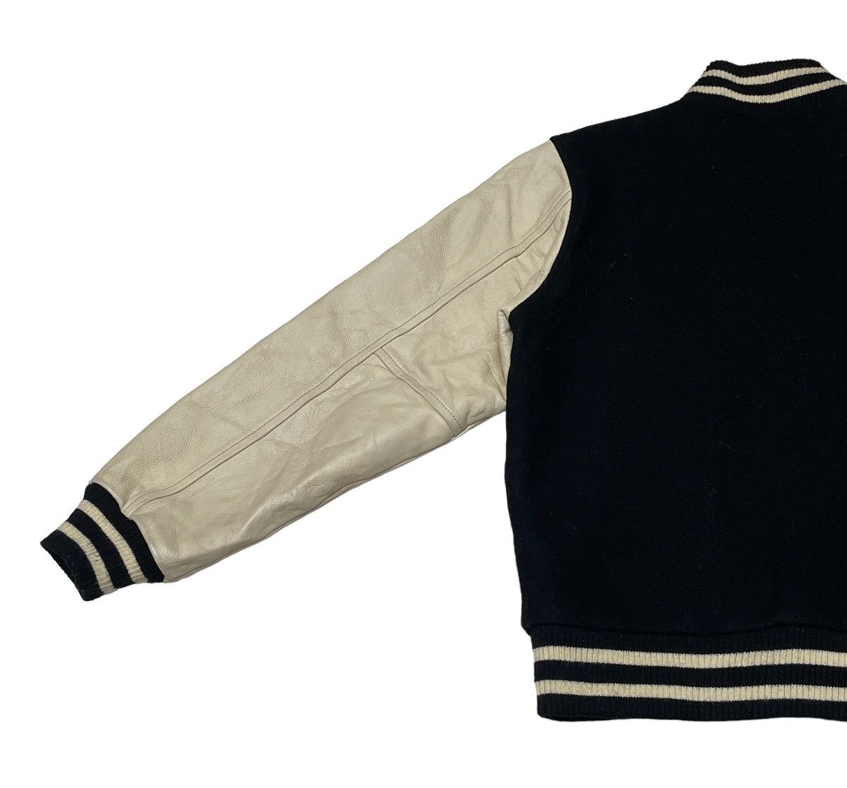 Japanese Brand × Vintage Vintage Japanese Brand Cantwo Varsity Leather Jacket 1990s Size US S / EU 44-46 / 1 - 5 Thumbnail