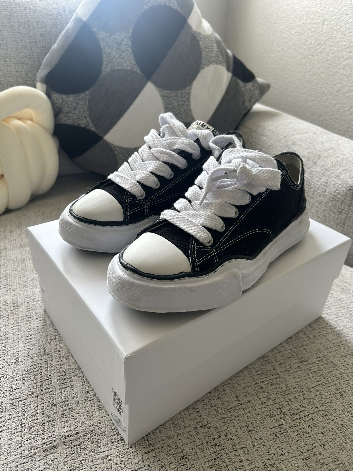 Maison Mihara Yasuhiro Peterson OG Sole Canvas Low 'Black'