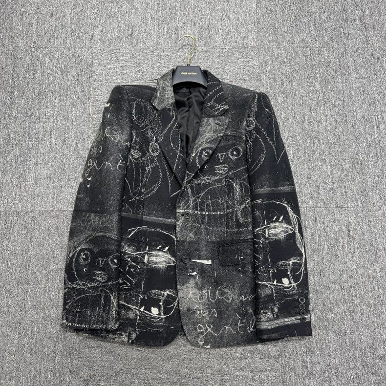 Alexander McQueen Graffiti Blazer Jacket - dmc