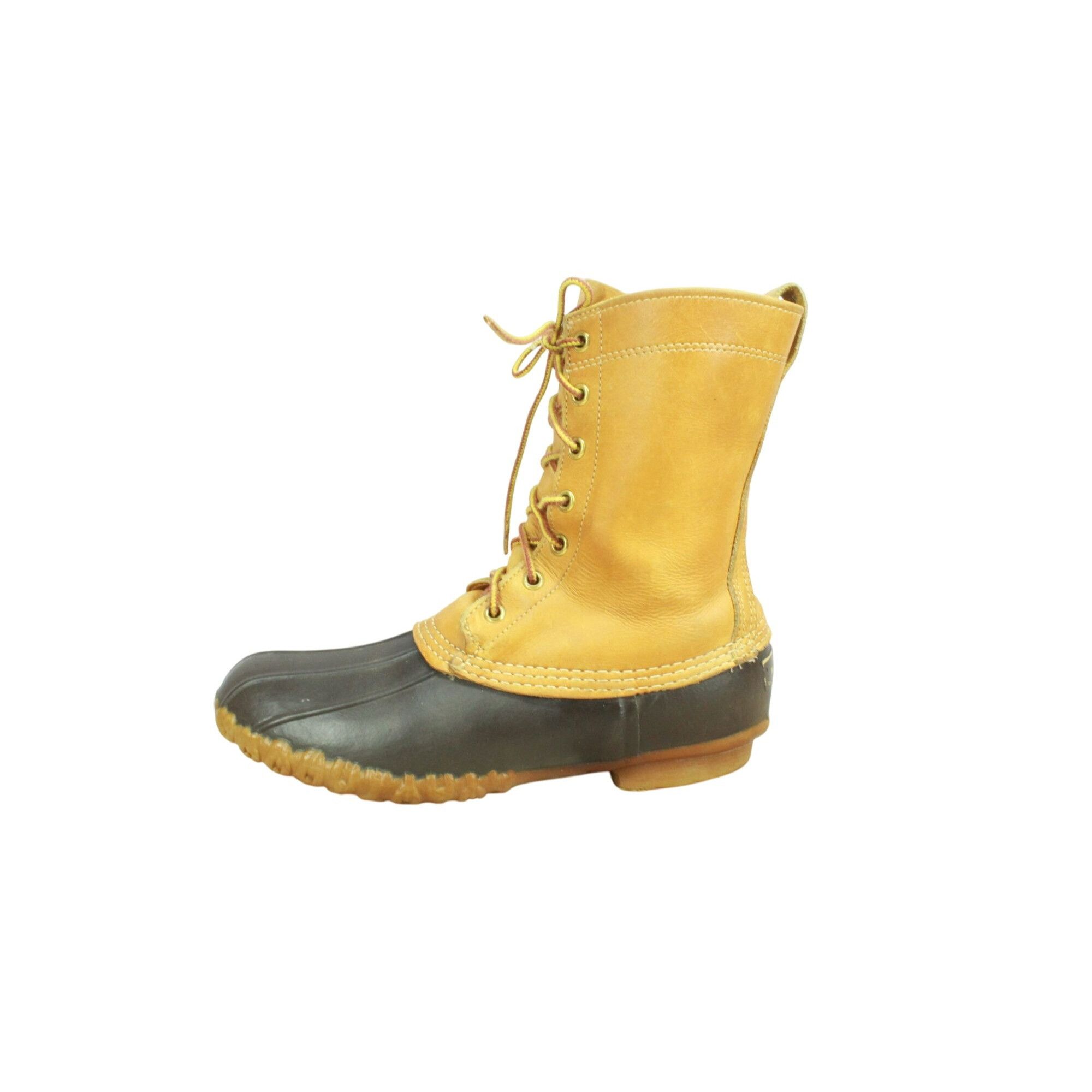 Leather Vintage LL Bean Leather Unlined Mid Calf Hunting Duck Boots Size US 9 / IT 39 - 1 Thumbnail