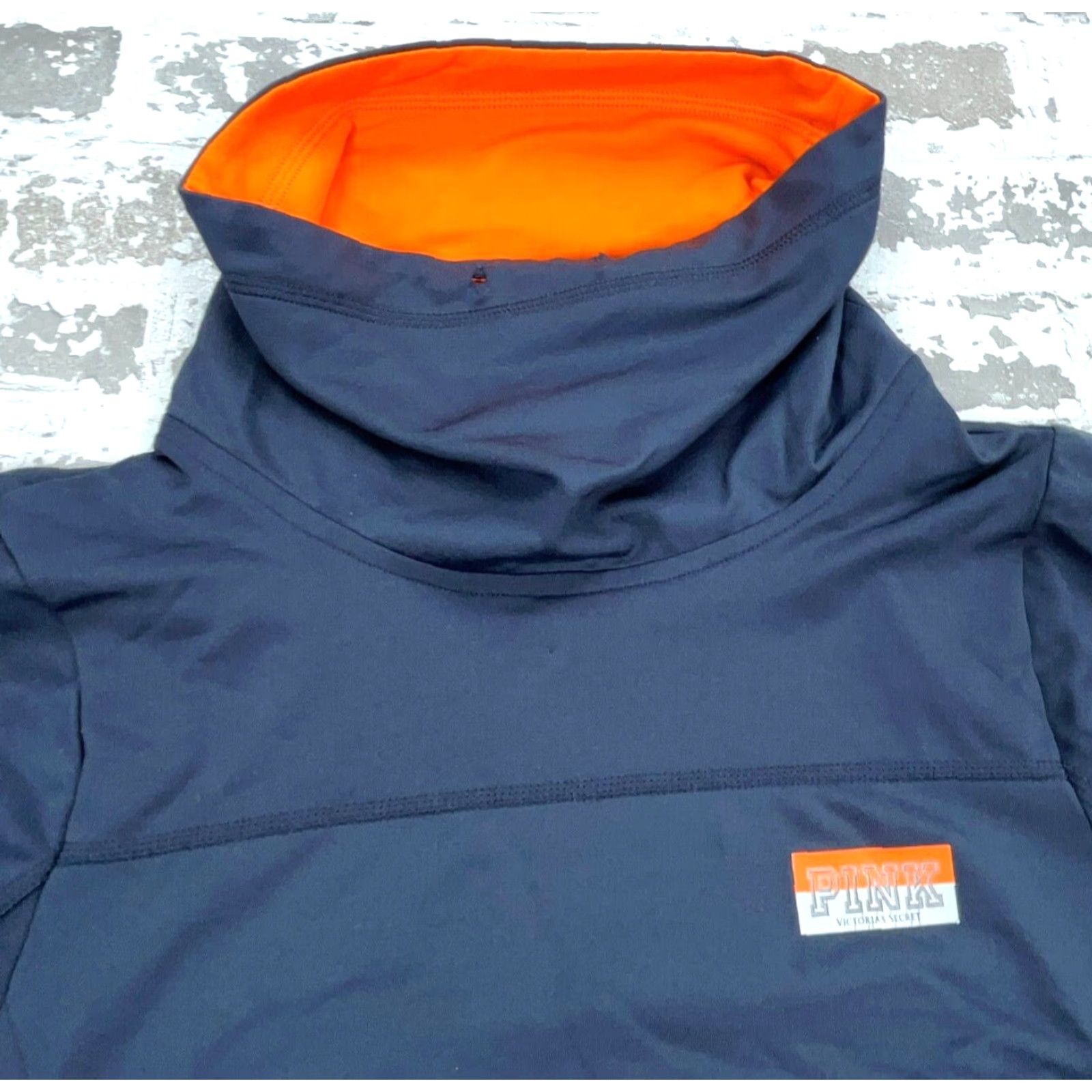 Victoria's Secret Viktoria's Secret Sweater Women Medium Blue Orange Sweatshirt Performance Active Shirt Size M / US 6-8 / IT 42-44 - 4 Thumbnail