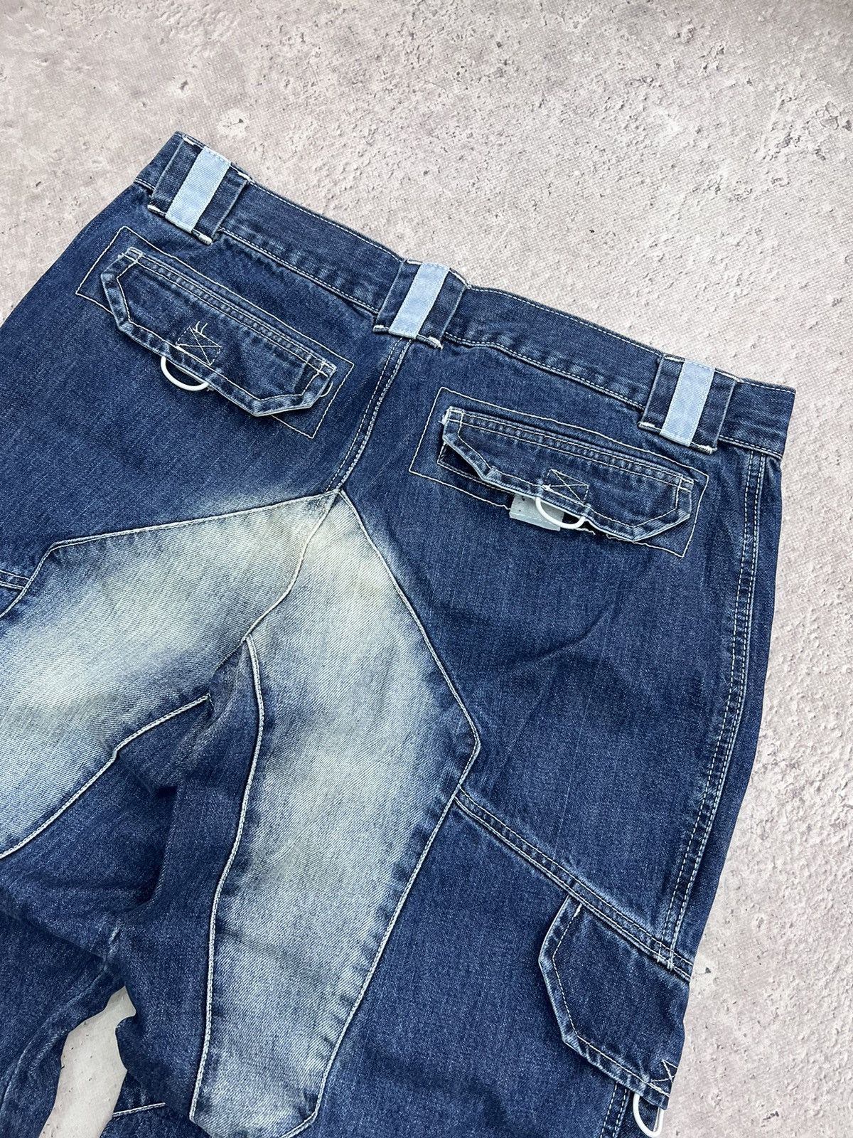 Vintage Y2K washed faded loose baggy skate hiphop work biker jeans Size US 34 / EU 50 - 12 Thumbnail