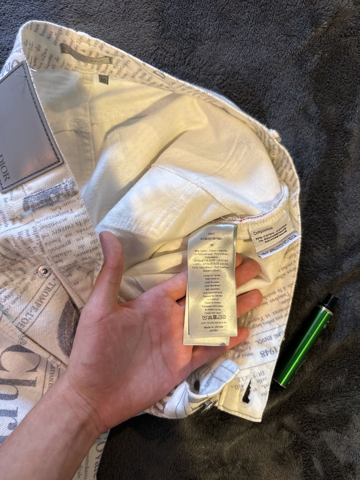 Dior Dior newspaper jeans Size US 30 / EU 46 - 11 Thumbnail