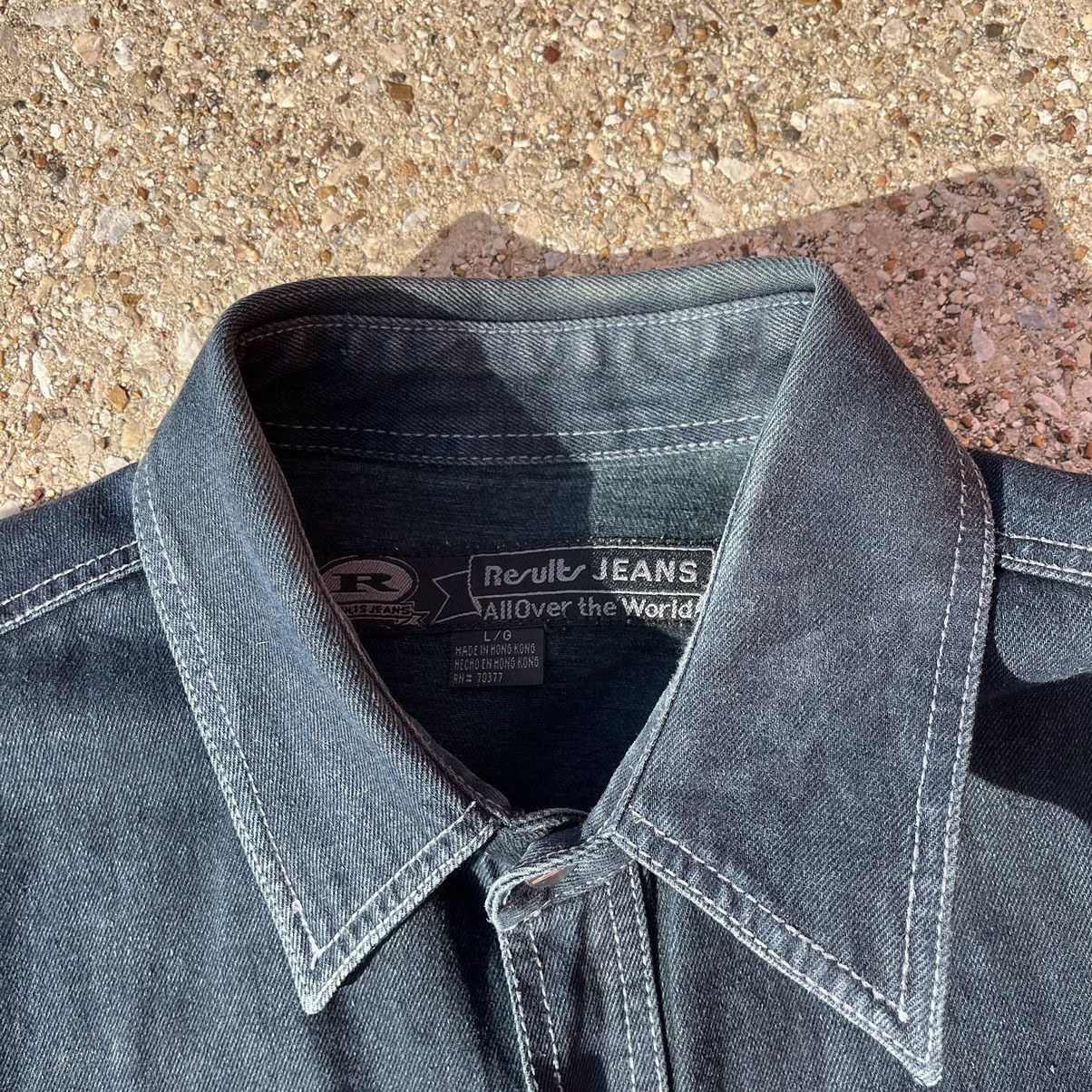 Japanese Brand × Vintage 2000s Y2K Light Denim Jacket with embroidery Size US L / EU 52-54 / 3 - 3 Thumbnail