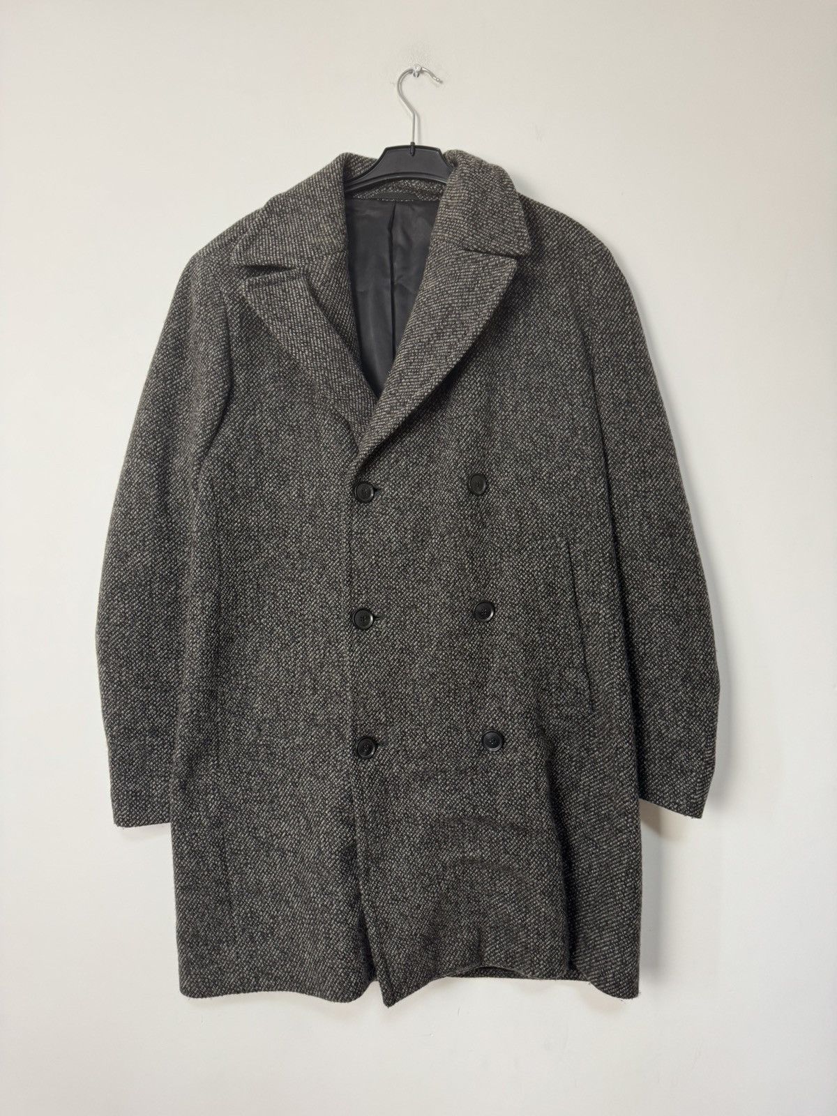 Hugo Boss Hugo Boss Cashmere Wool Double Breasted Coat Size US L / EU 52-54 / 3 - 11 Thumbnail