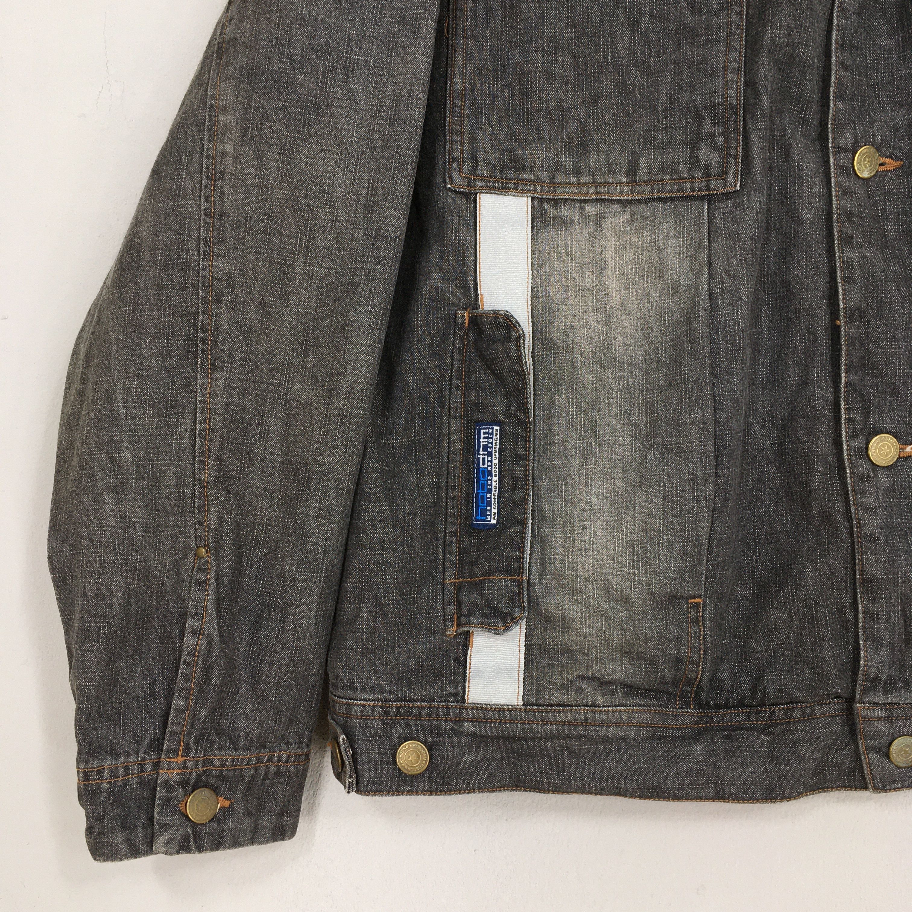 Hobo Vintage 80s Hobo Denim Chore Workers Jacket Labour Large Size US L / EU 52-54 / 3 - 3 Thumbnail