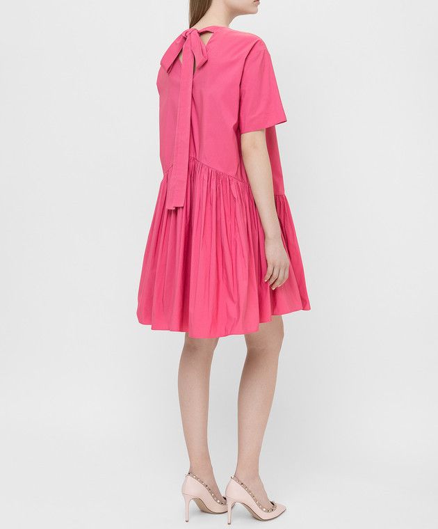 Valentino o1y0326 Mini Dress in Pink Size XS / US 0-2 / IT 36-38 - 4 Thumbnail