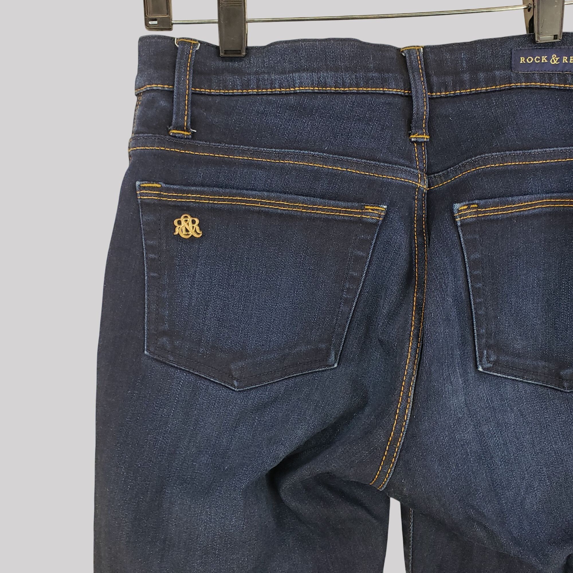 Rock & Republic Rock & Republic Berlin Skinny Mid-Rise Womens Jeans Size 6 Size 28" / US 6 / IT 42 - 6 Thumbnail
