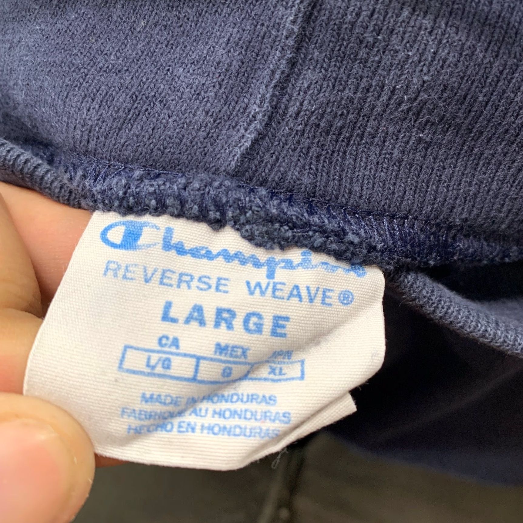 Champion VINTAGE Champion Howard University Sweatpants Mens Large Blue Reverse Weave Pocket Size US 33 - 5 Thumbnail