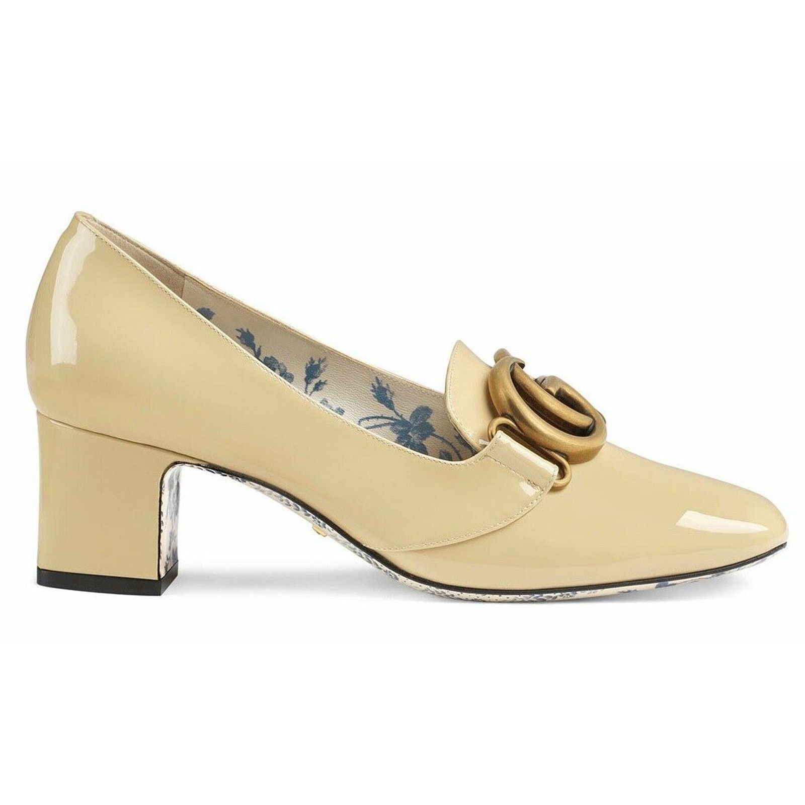 Victoire 55 Leather Block Mid Heel Mule Loafer Pump 39