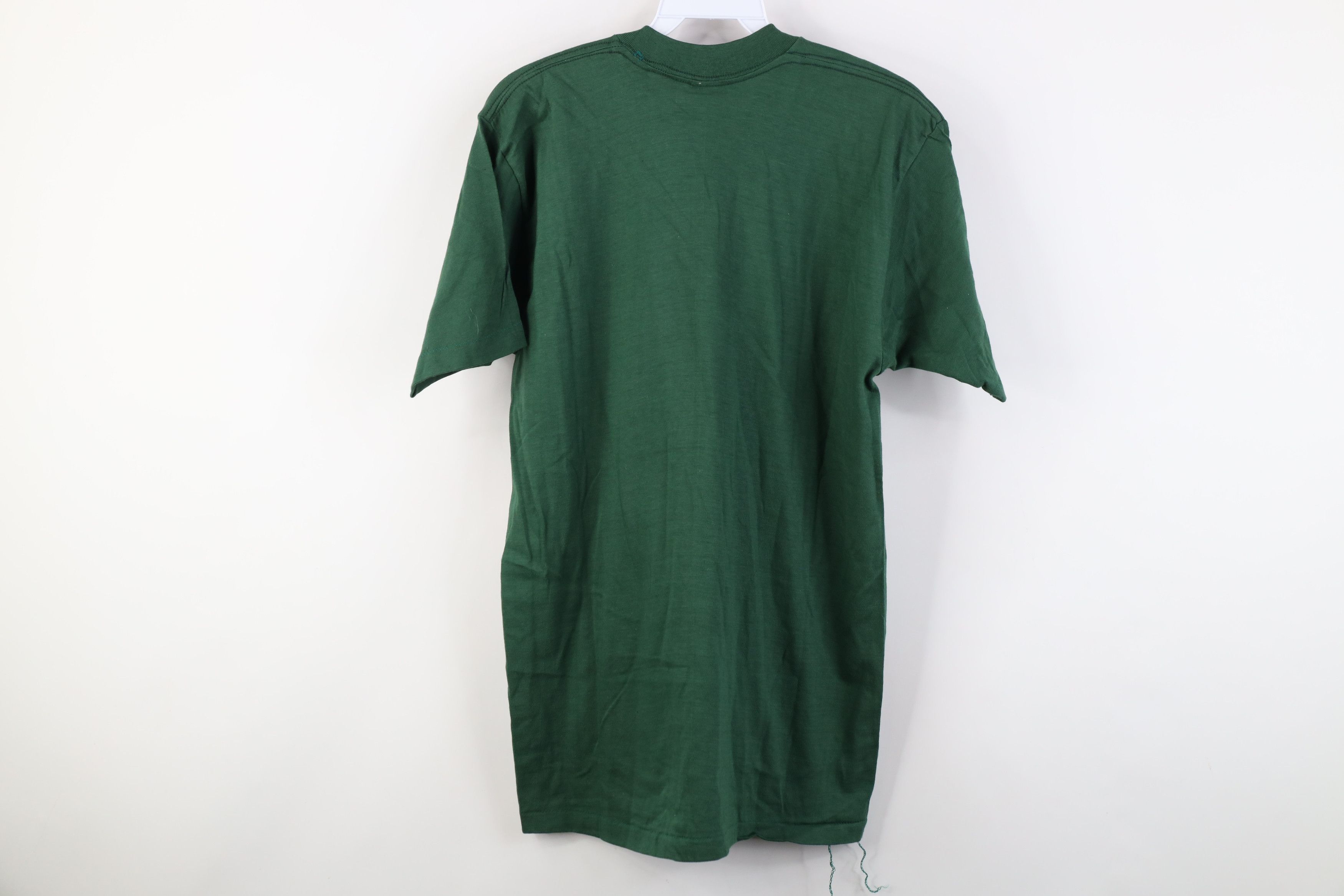 Vintage Deadstock Vintage 70s Streetwear Pocket T-Shirt Green USA Size US L / EU 52-54 / 3 - 10 Thumbnail