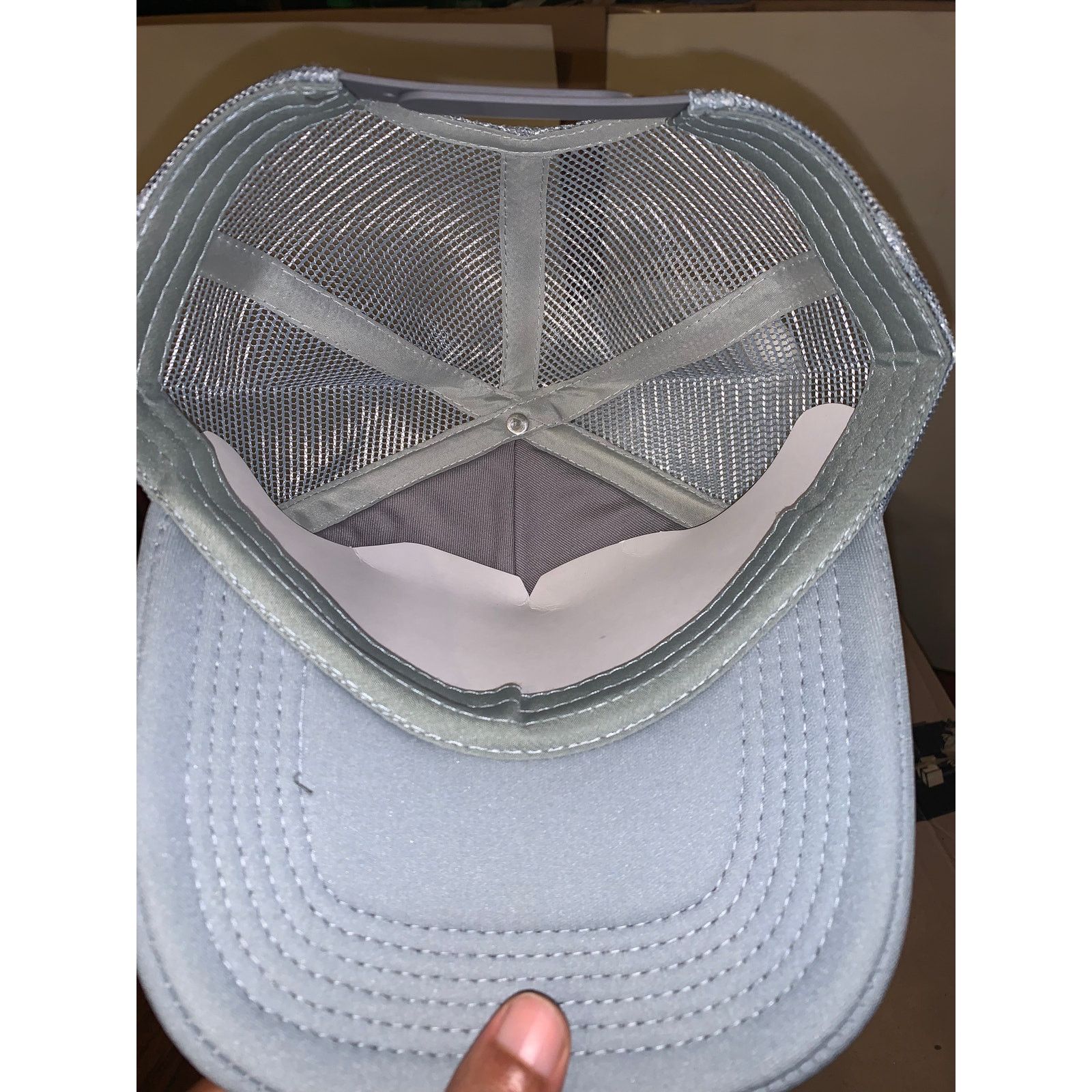 Other Space Cowboy Eternal A1 Alien Basketball Trucker Hat Grey Size ONE SIZE - 6 Thumbnail