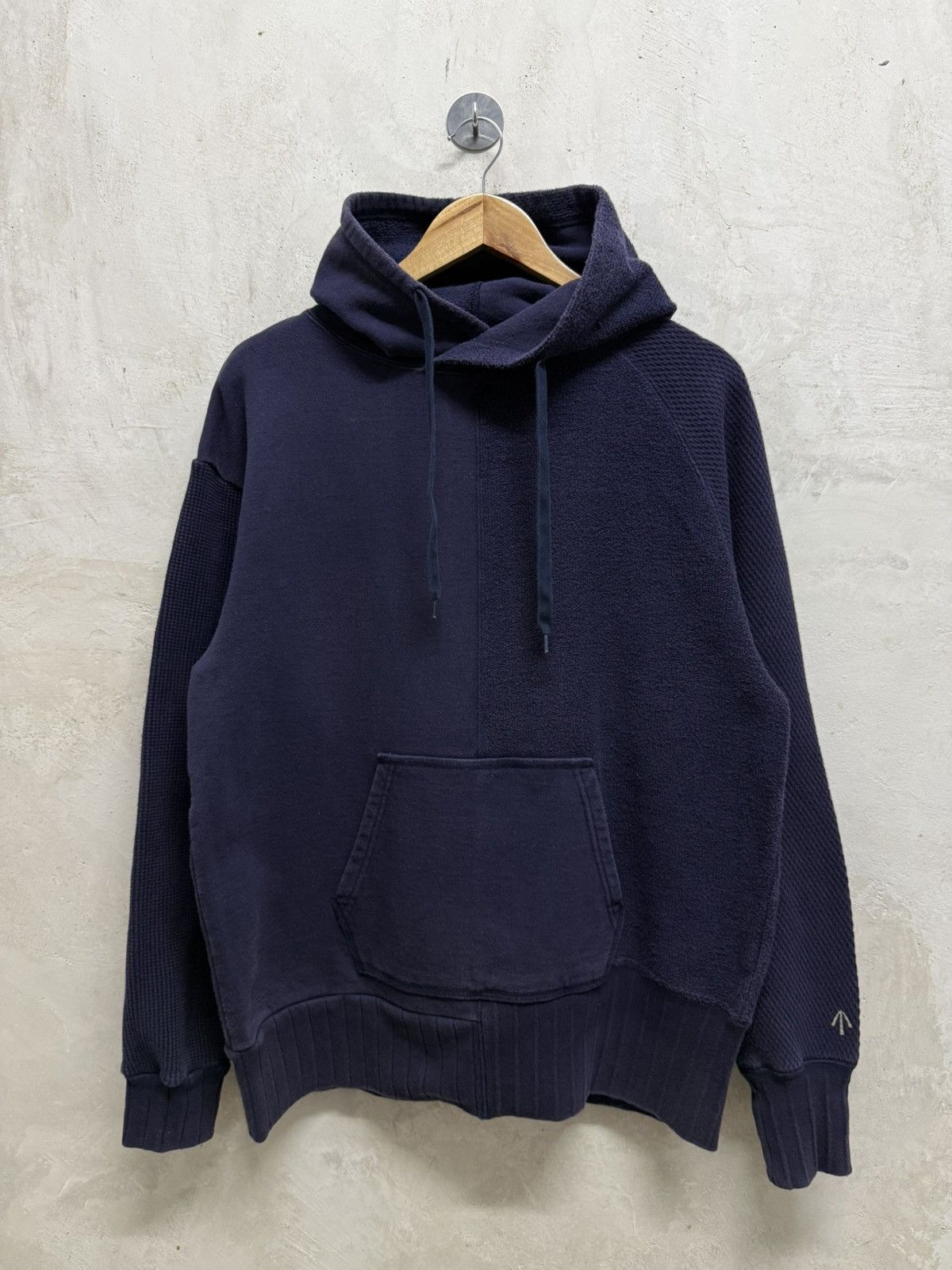 Nigel Cabourn Vintage Nigel Cabourn British Variant Texture Hoodie Size US L / EU 52-54 / 3 - 1 Thumbnail