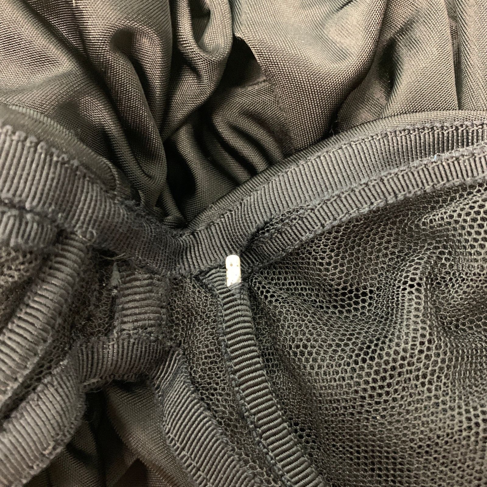 Saint Laurent Paris SAINT LAURENT Size 2 Black Jersey Ruched Bralette Dress Top Size XS / US 0-2 / IT 36-38 - 4 Thumbnail