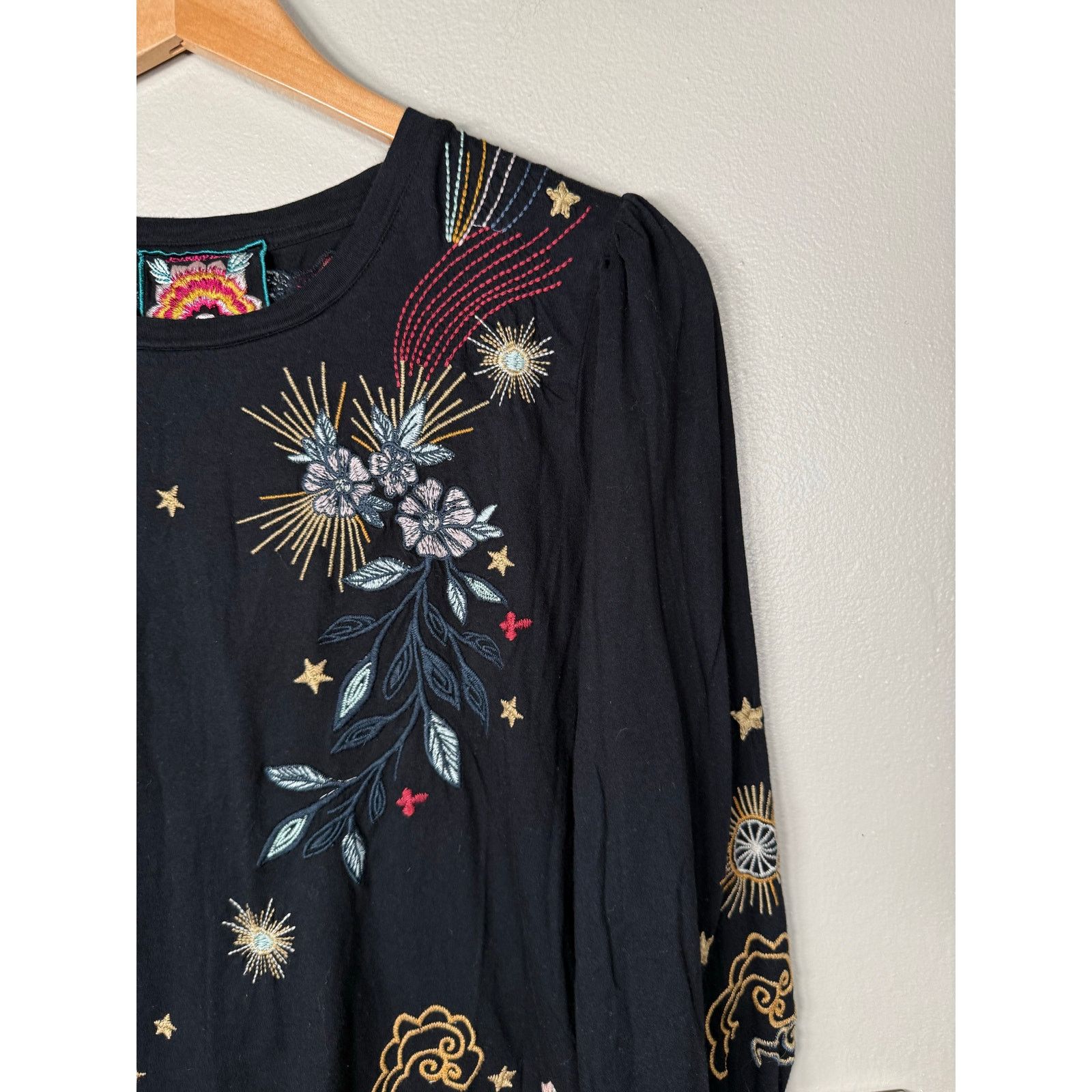 Johnny Was Johnny Was Selah Cuffed Puff Whimsigoth Embroidered Shirt S Size S / US 4 / IT 40 - 9 Thumbnail