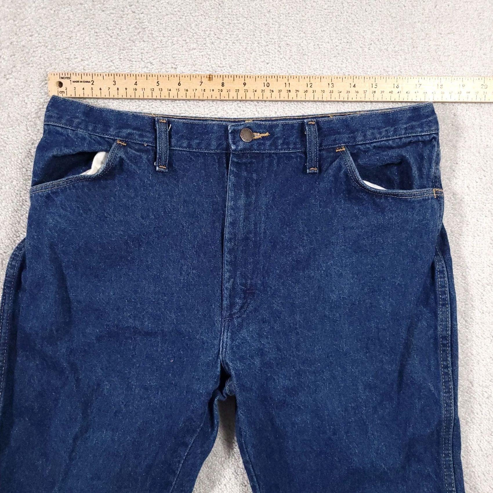 Denime VINTAGE Rustler Mens Blue Denim Jeans Cowboy Cut 87620NY 38x30 Actual 35x29 Jeans Cowboy Bootcut 5-Pocket Mens US Theme USA Regular Size Size US 38 / EU 54 - 7 Thumbnail