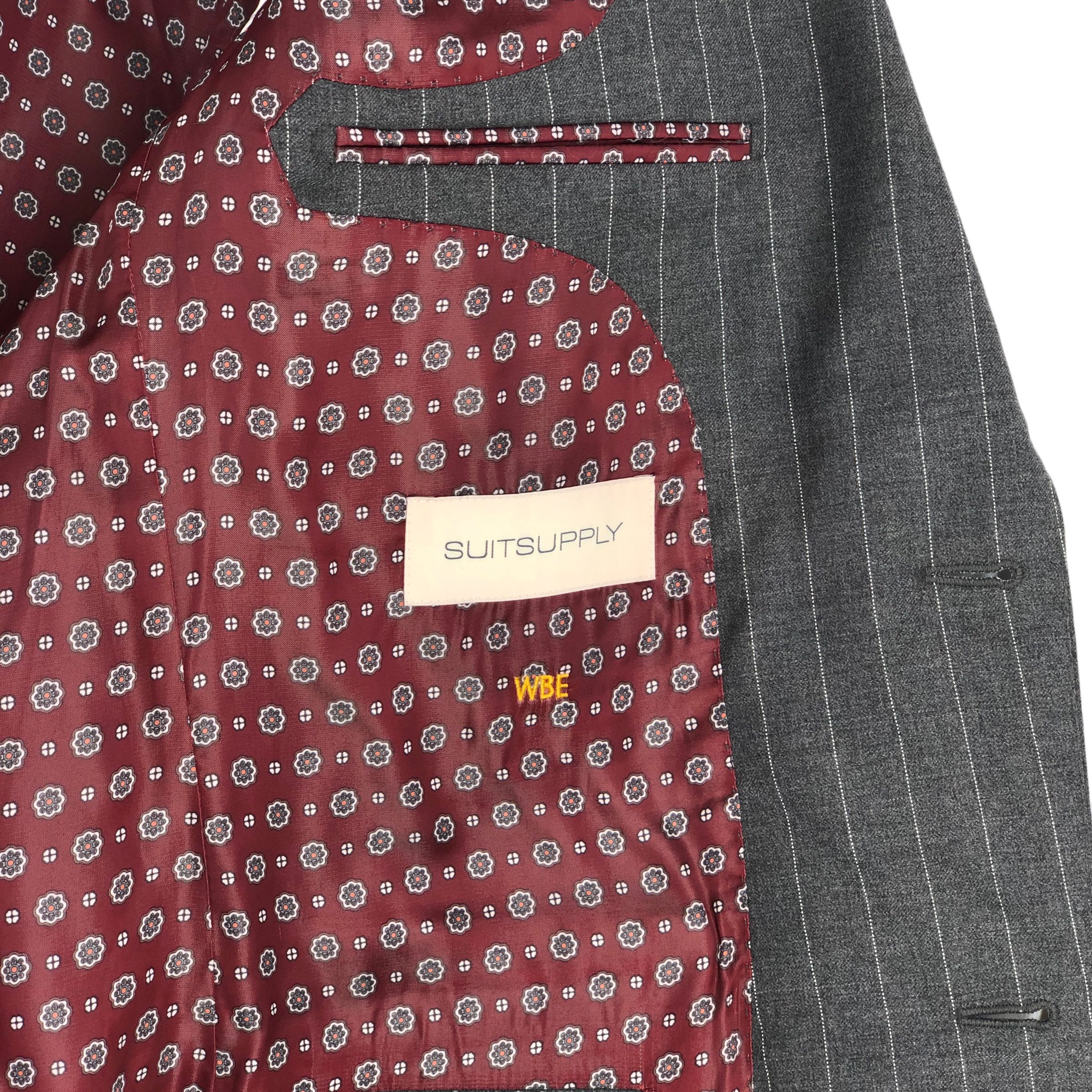 Suitsupply Lazio Pure Wool Blazer Size L (EU:102 UK:42; US:42L) Size 42L - 7 Thumbnail