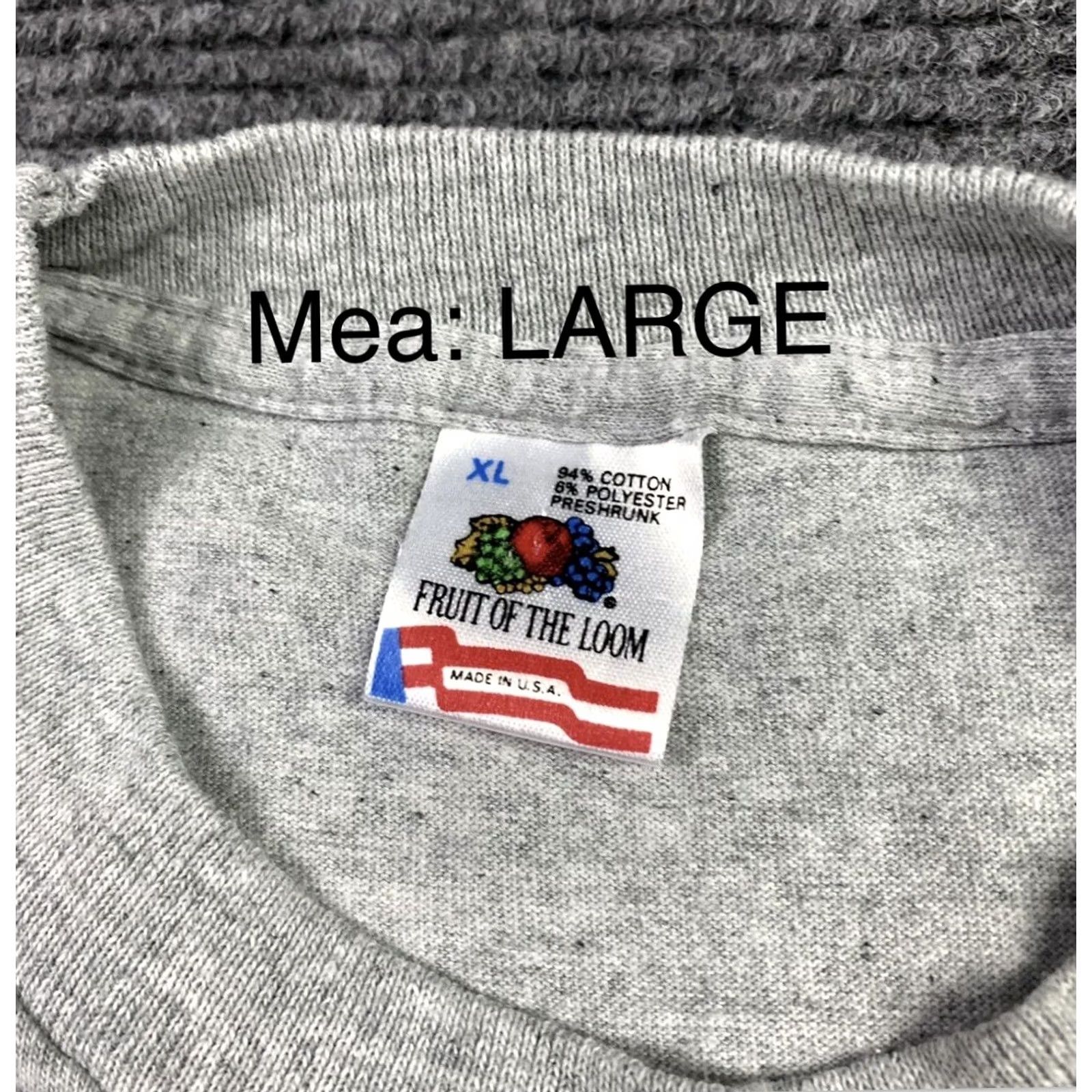 Fruit Of The Loom VINTAGE Fire Department Graphic T-Shirt Mens Large Gray 90s Single Stitch Made in USA Fruit of the Loom Regular Crew Neck Short Sleeve Graphic Print Size US L / EU 52-54 / 3 - 2 Thumbnail