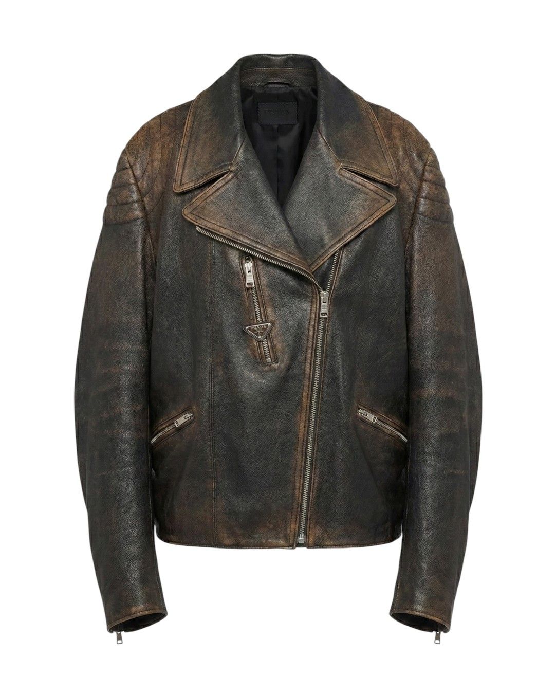 LEATHER BIKER JACKET BY RAF SIMONS