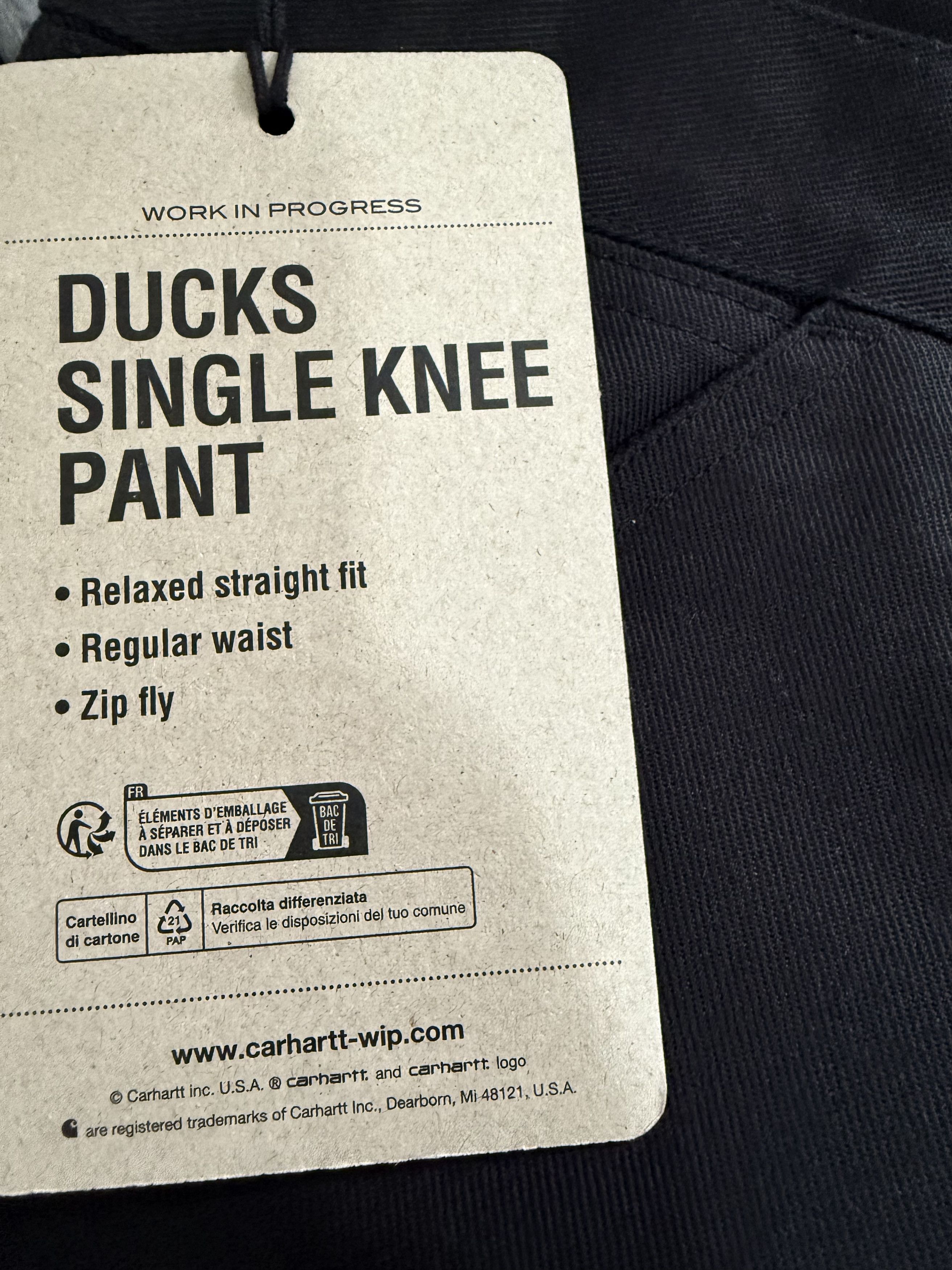 Carhartt Wip Carhartt WIP Ducks Single Knee Pant - Medium Size US 33 - 7 Thumbnail