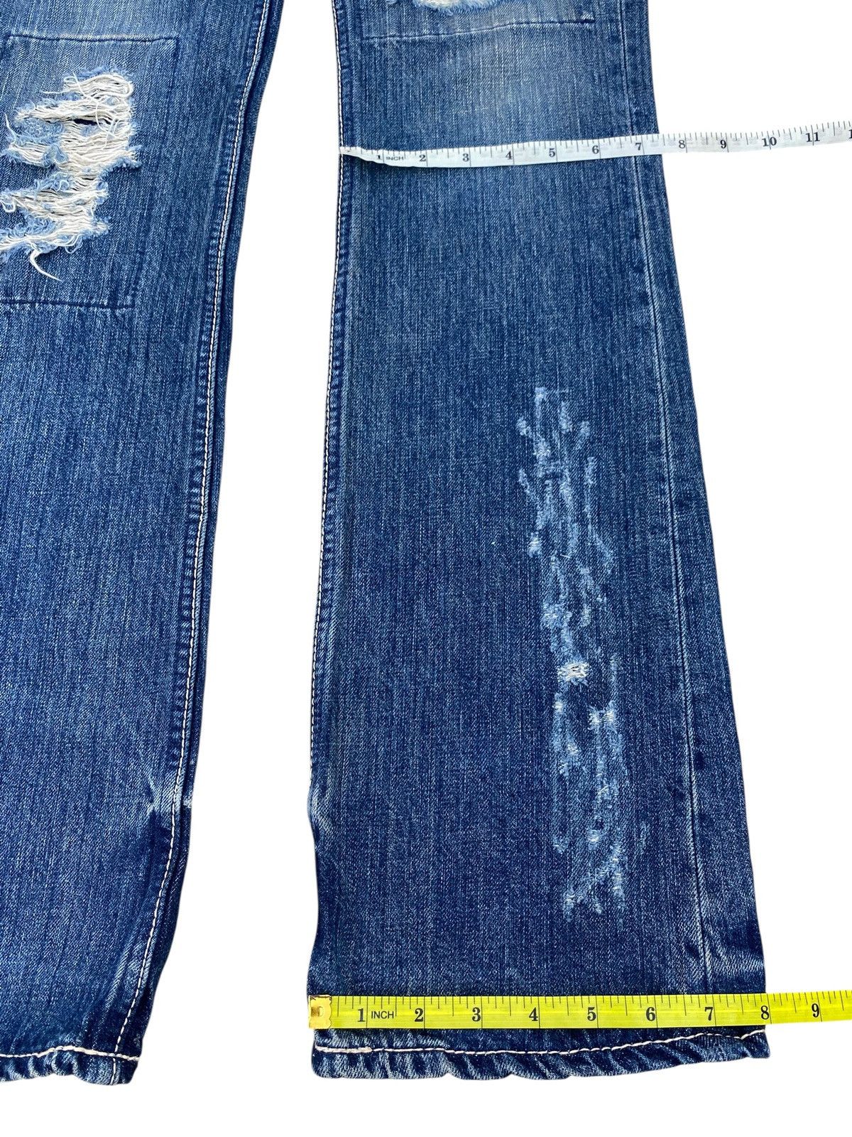 Japanese Brand Onboard Brand Distressed Style Bootcut Jeans Size US 32 / EU 48 - 10 Thumbnail