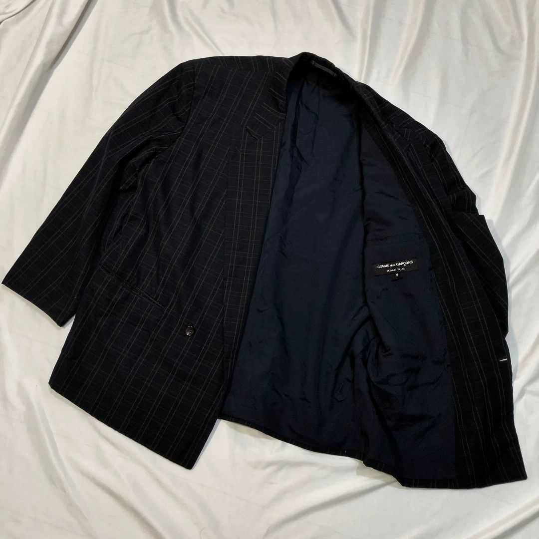 Comme des Garcons CDG 1985ss Homme Plus Poster Wool Check Jacket M Size US M / EU 48-50 / 2 - 4 Thumbnail