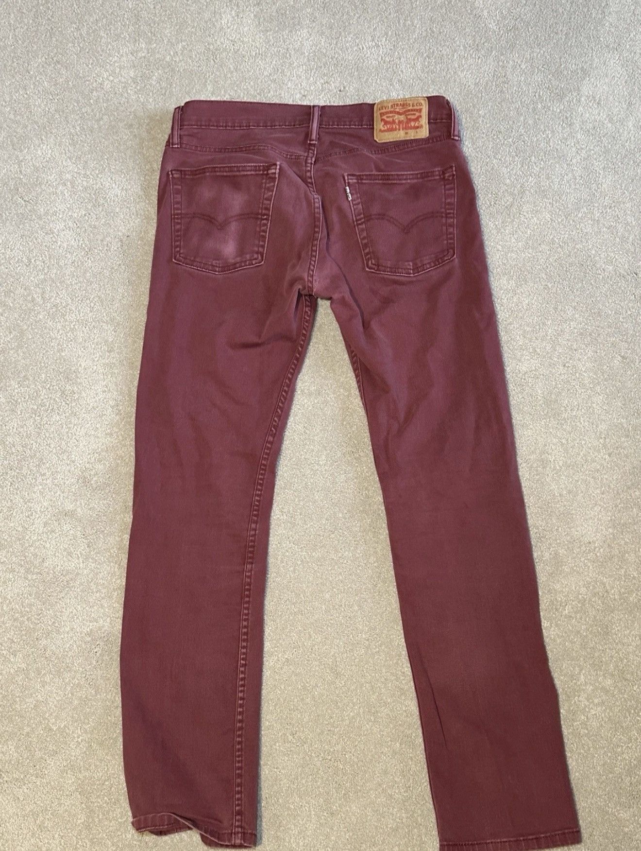 Levi's Levi’s 511 Red Jeans Size US 31 - 3 Thumbnail
