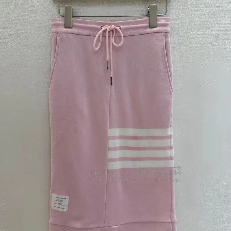 Thom Browne Thom Browne Pink Striped Midi Skirt . Size 26" / US 2 / IT 38 - 1 Thumbnail