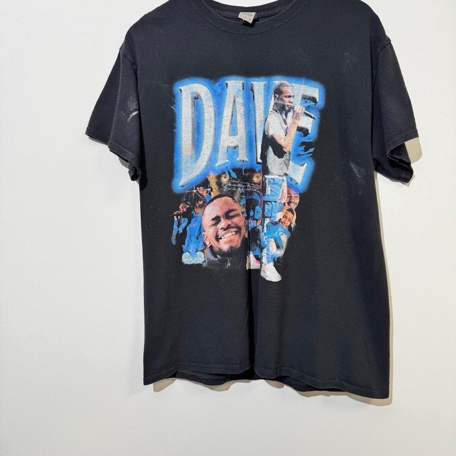 Vintage Vintage Unisex Black Cotton T-Shirt Size L Regular Fit 90s Size US L / EU 52-54 / 3 - 4 Thumbnail