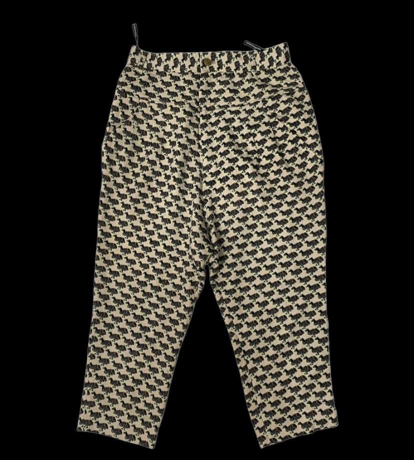 Issey Miyake × mercibeaucoup Mercibeaucoup by ISSEY MIYAKE Drop Crotch Fullprint Pants Size US 29 - 1 Thumbnail