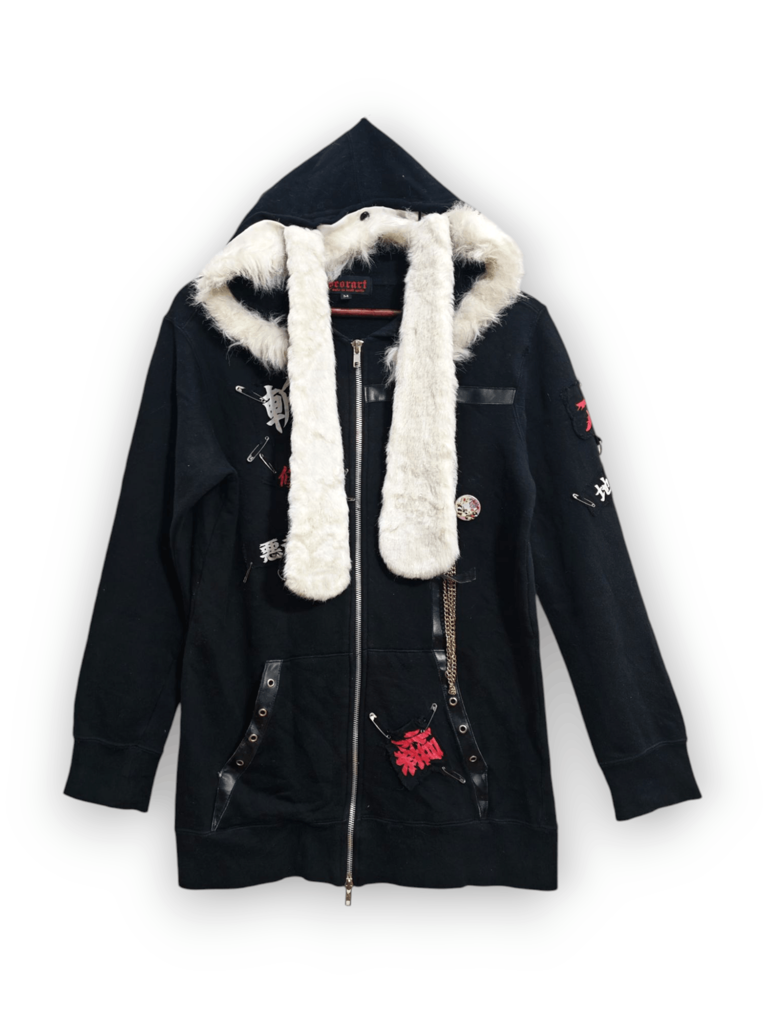 If Six Was Nine × Japanese Brand Deorart Made in Devil Castle Gothic Punk Japan Hoodie Size M / US 6-8 / IT 42-44 - 2 Thumbnail
