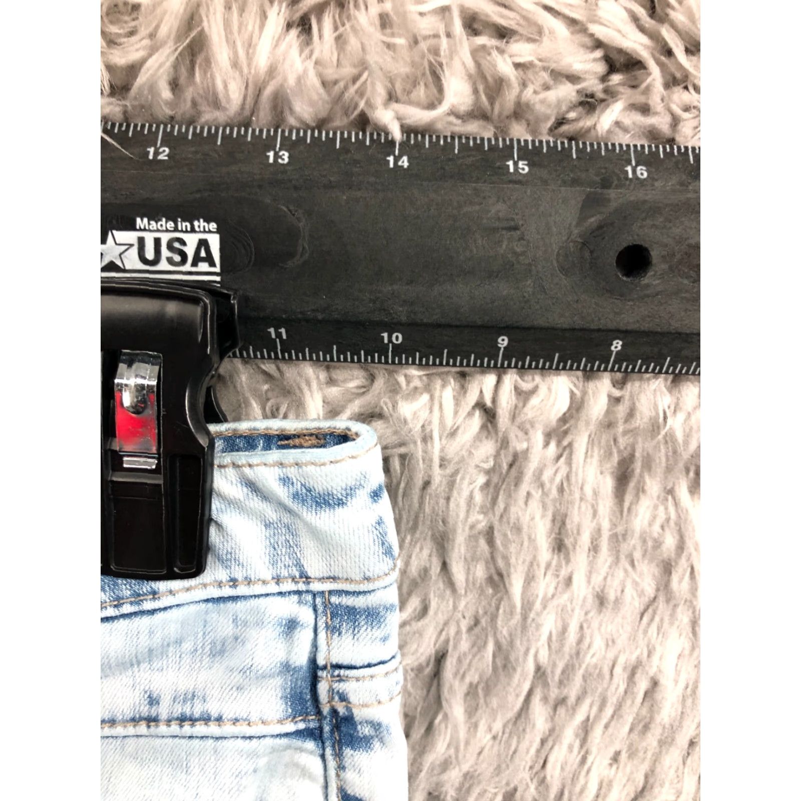 Vintage Blue Spice Skinny Jeans Size 3 Light Wash Blue Button Fly Womens Size 26" / US 2 / IT 38 - 2 Thumbnail