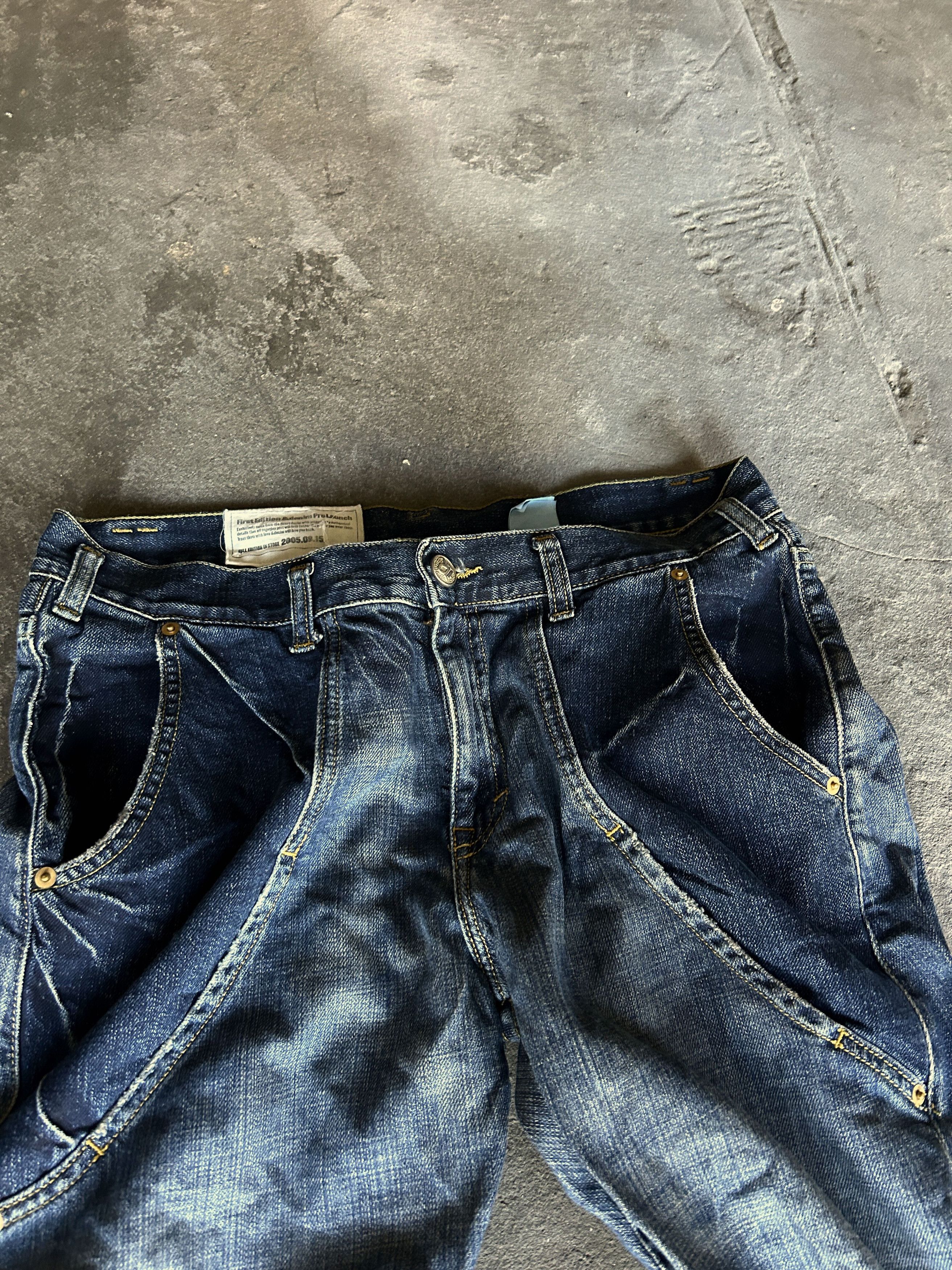 Vintage Rick Owens Junya Watanabe Style Cargo Jeans