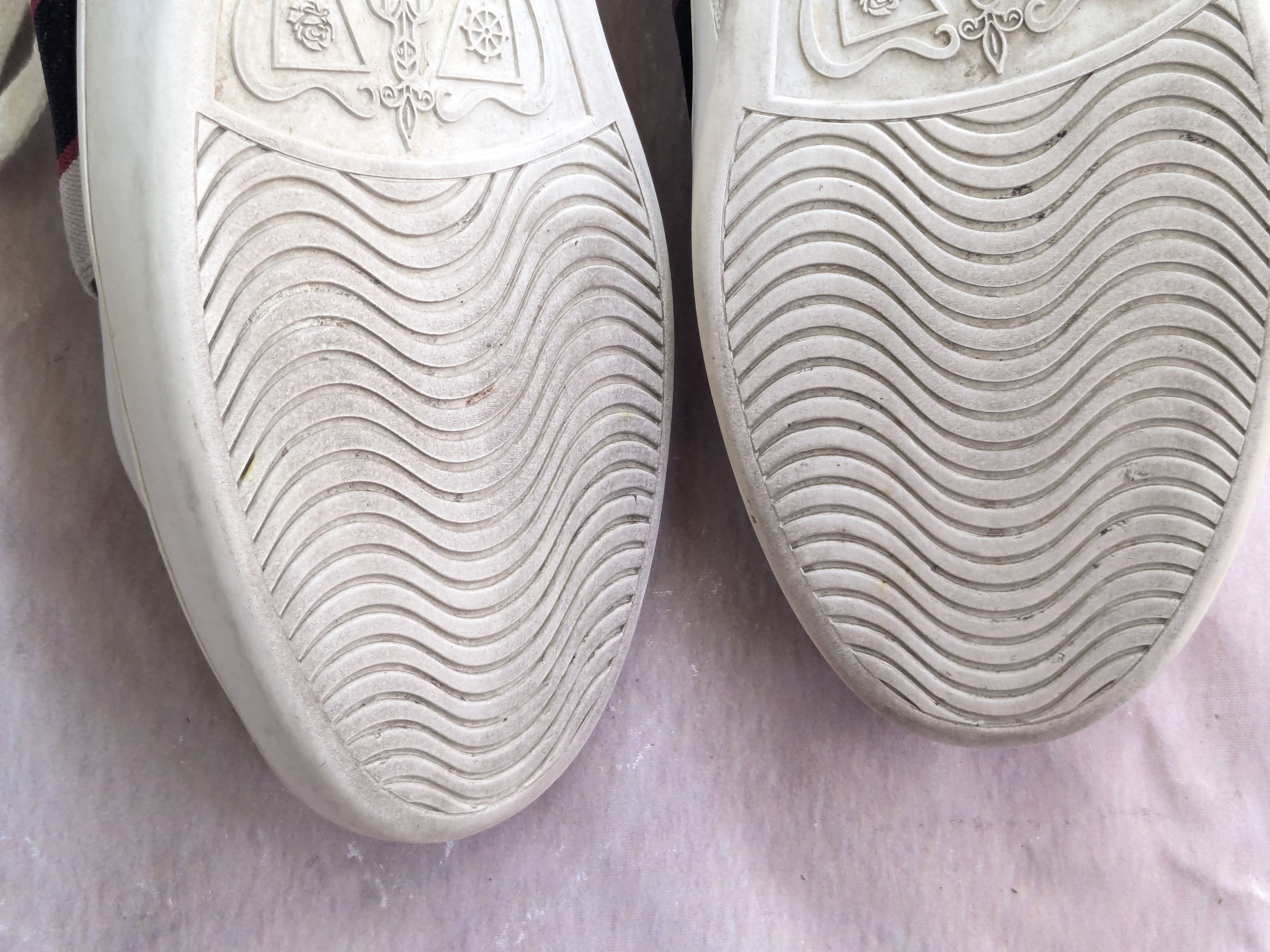 Gucci Gucci Ace Stripe Sneakers 8.5 White Leather Low Logo Size US 8.5 / EU 41-42 - 15 Thumbnail
