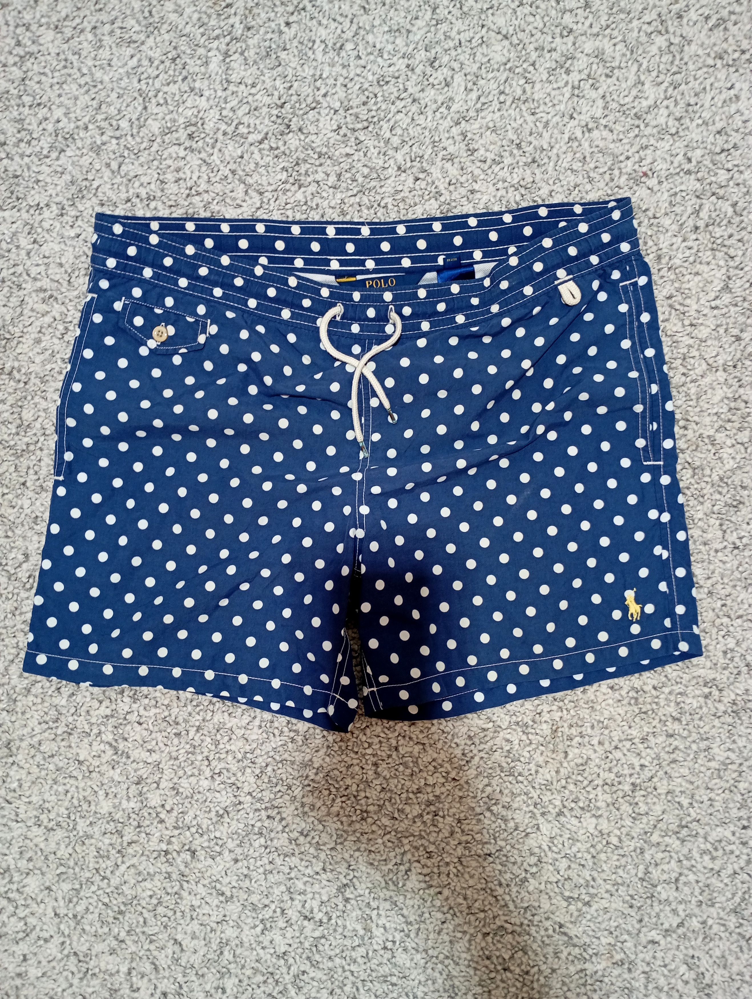 Polo Ralph Lauren × Ralph Lauren × Vintage Polo Ralph Lauren Luxury Swim Beach Shorts M Size US 32 / EU 48 - 1 Thumbnail
