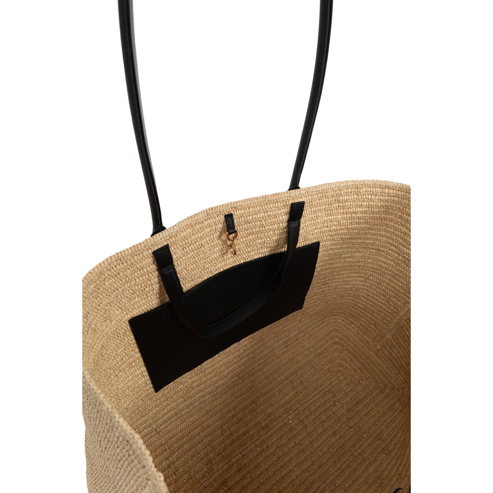 Loewe LOEWE Verano XL $4150 White/Multicolor Raffia Tote Bag New & Size ONE SIZE - 4 Thumbnail