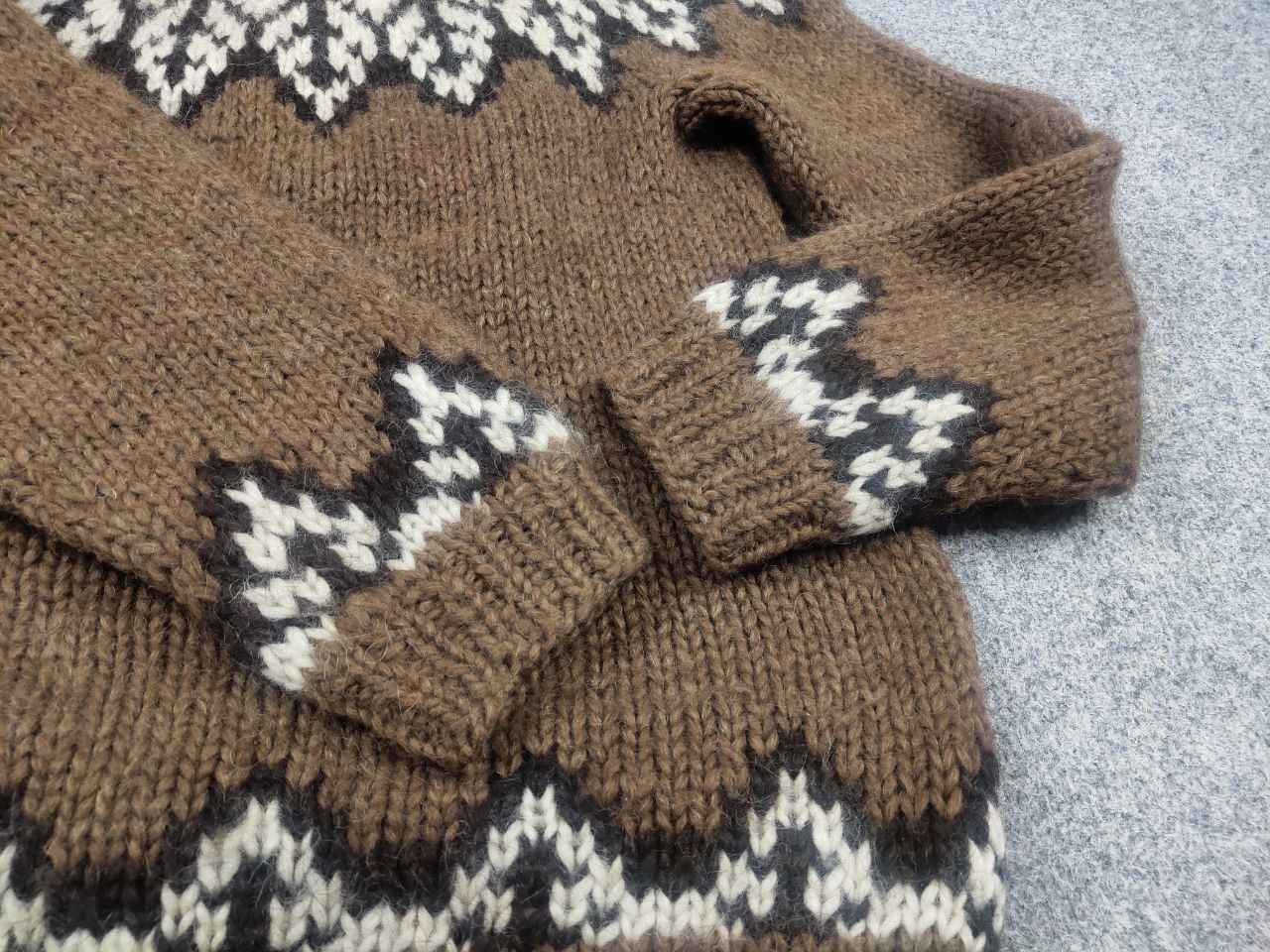 Dale Of Norway The Hand Knitted Association Pattern Wool Sweater Vintage Size US S / EU 44-46 / 1 - 8 Thumbnail