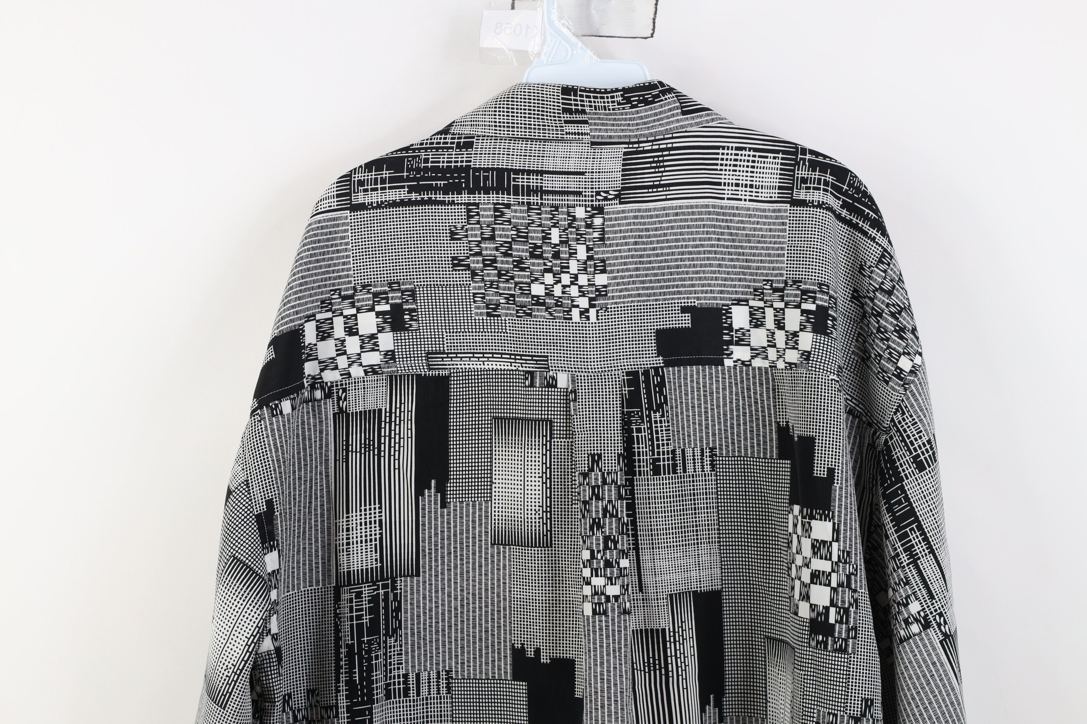 Vintage Vintage 90s Y2K Streetwear Camp Collar Baggy Button Shirt Size US XXL / EU 58 / 5 - 9 Thumbnail