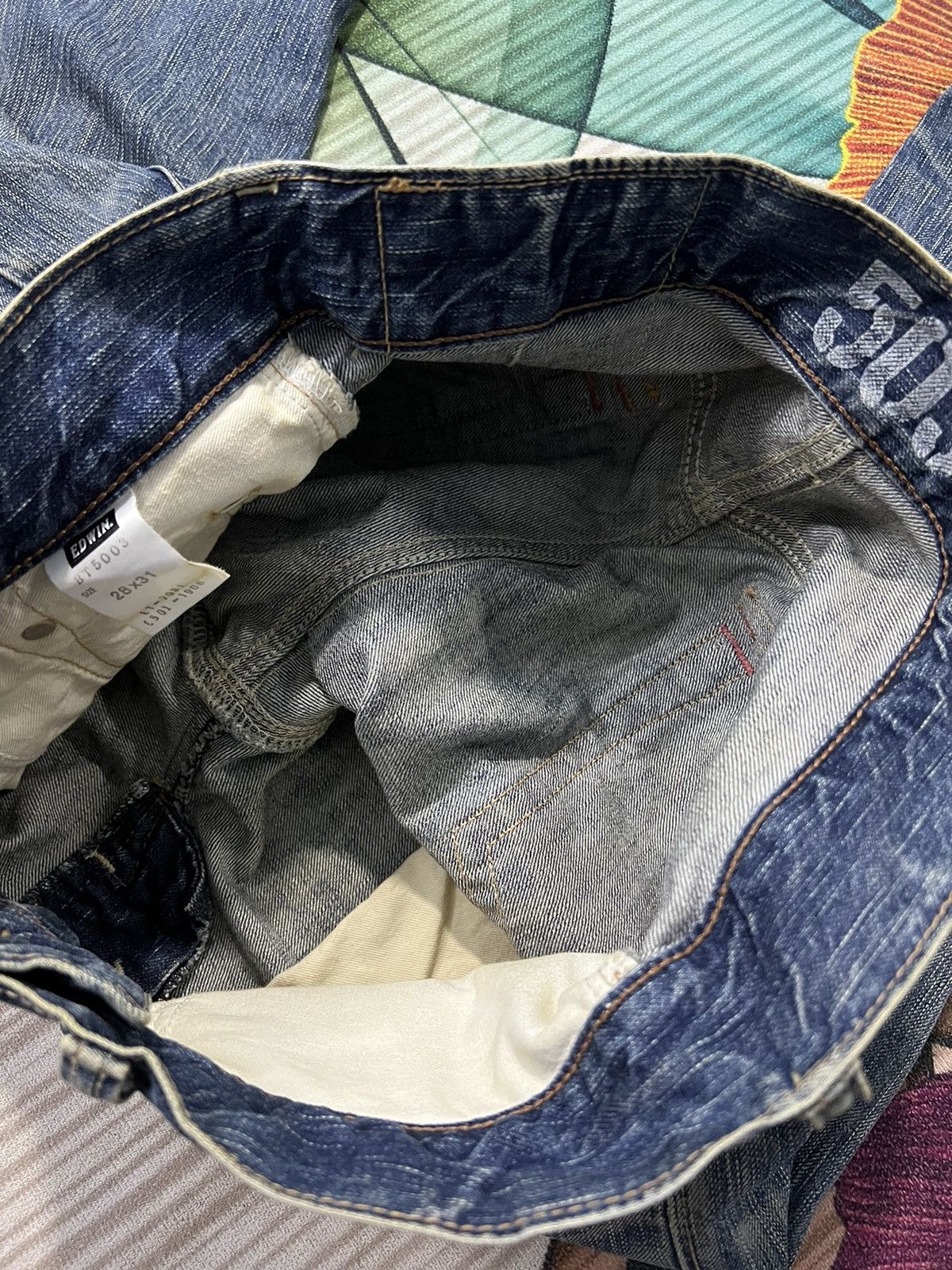 Edwin × Japanese Brand × Vintage VINTAGE EDWIN 503 BLUE TRIP JAPAN Size US 30 / EU 46 - 16 Thumbnail