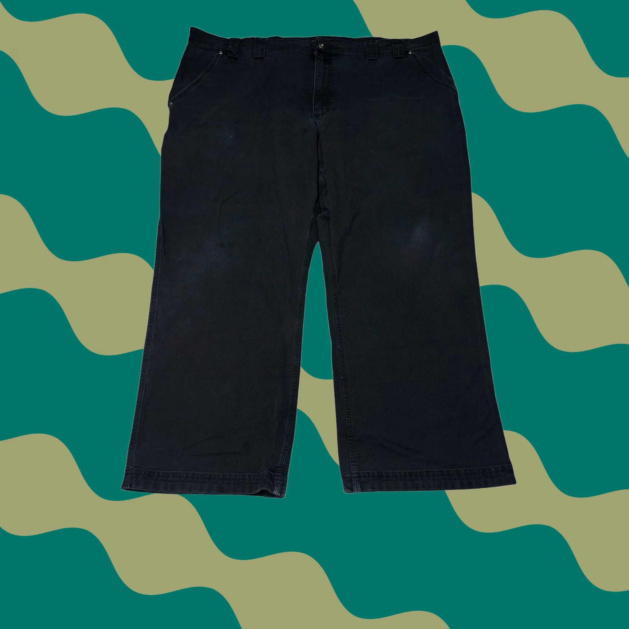 Duluth Trading Company Duluth Trading Co Flex Fire Hose Work Pants Black 48x30 Mens Size US 32 / EU 48 - 1 Thumbnail