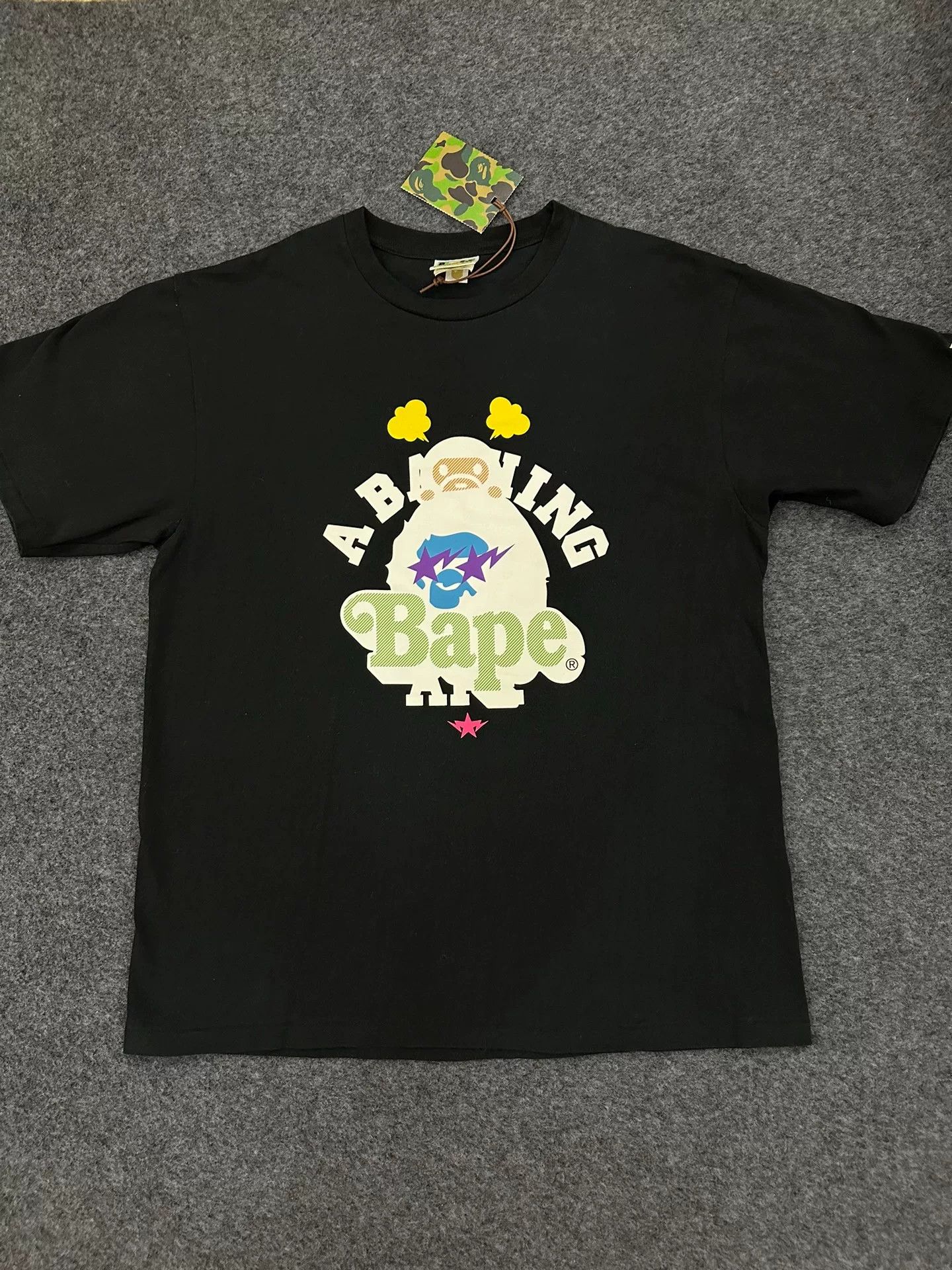 Bape Bape Ta Multi Glow T-Shirt Casual Size US XL / EU 56 / 4 - 1 Thumbnail