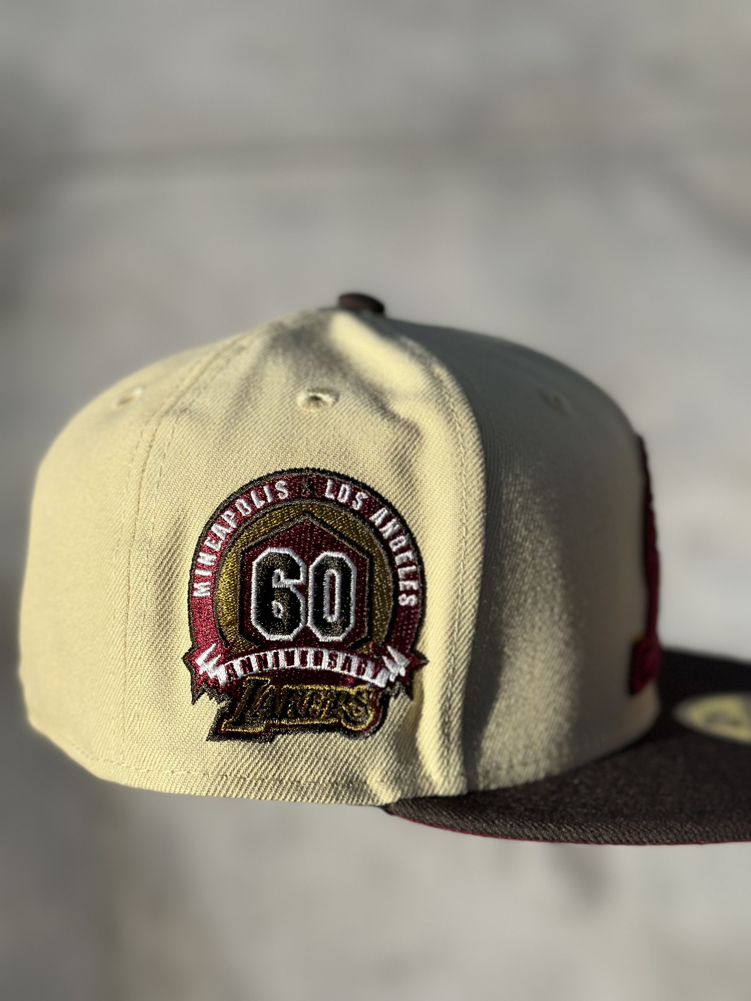 Hat Club 7 1/4 LA Lakers 60th Anniversary Fitted Size ONE SIZE - 2 Thumbnail